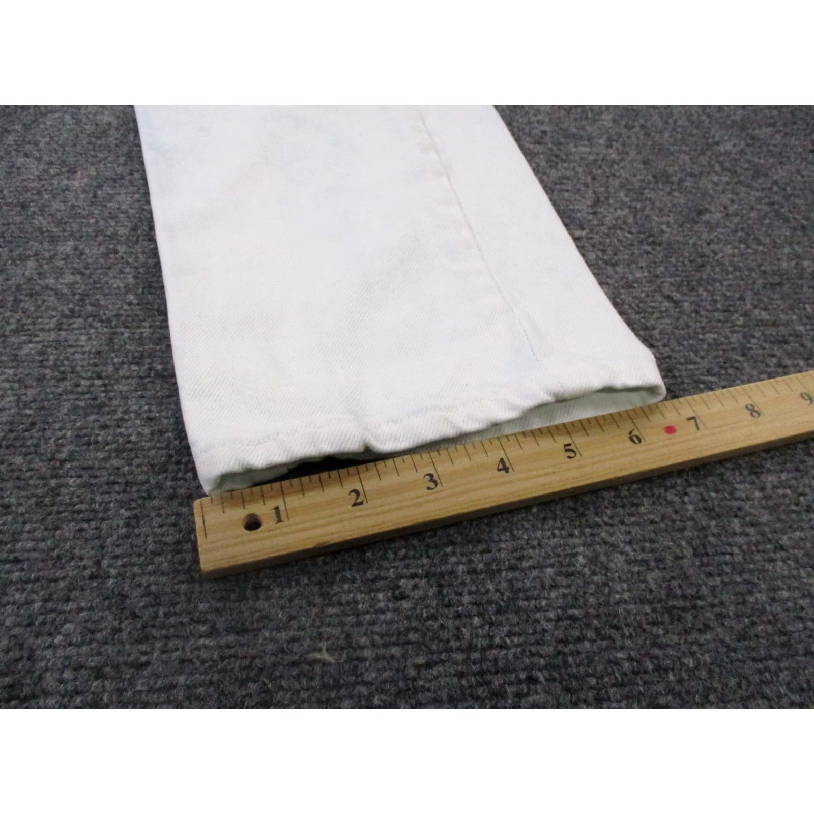 Levi's Levi's Jeans Women 10 Short Denim Straight Relaxed Tapered 550 Orange Tab White 28x30 Womens Jeans Size 28" / US 6 / IT 42 - 5 Thumbnail