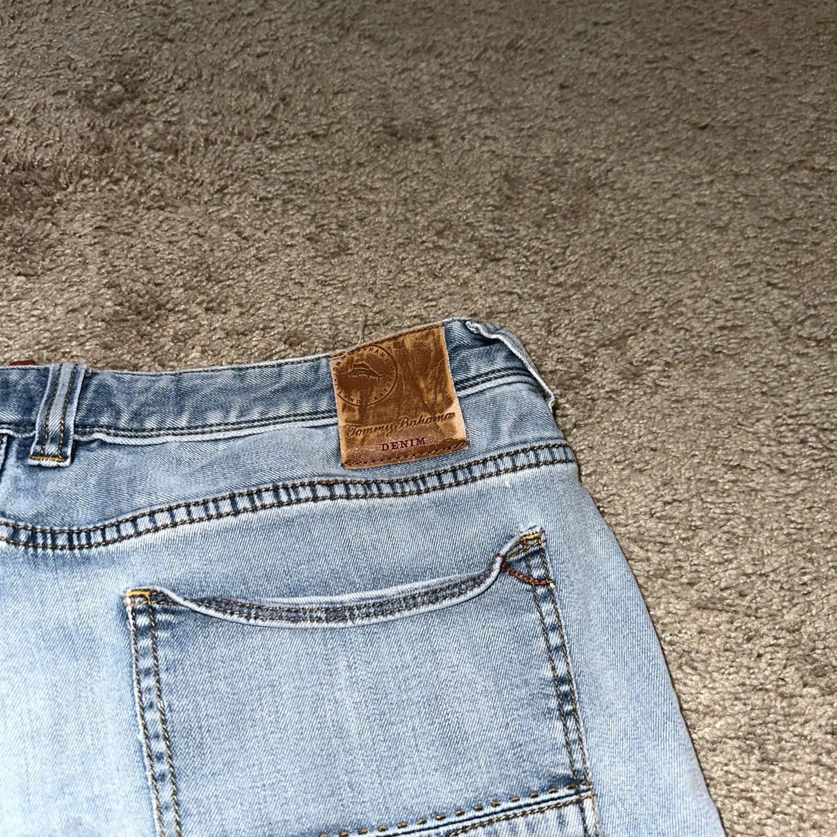 Tommy Bahama Tommy Bahama Jeans Men's Straight Blue Light Wash Denim 36x32 Size US 36 / EU 52 - 7 Thumbnail