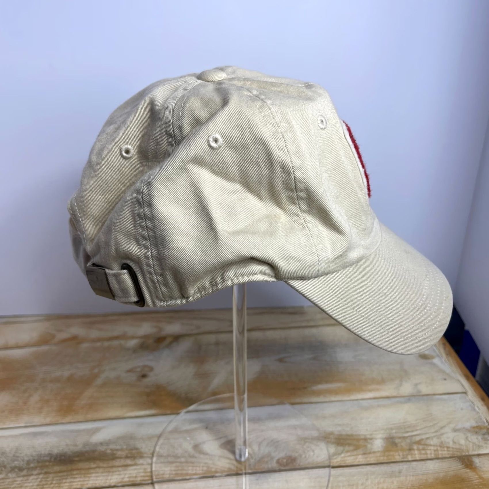 Vintage VINTAGE Polo Jeans Co Baseball Cap Hat Adjustable Beige Khaki Crest Embroidered Size US M / EU 48-50 / 2 - 7 Thumbnail