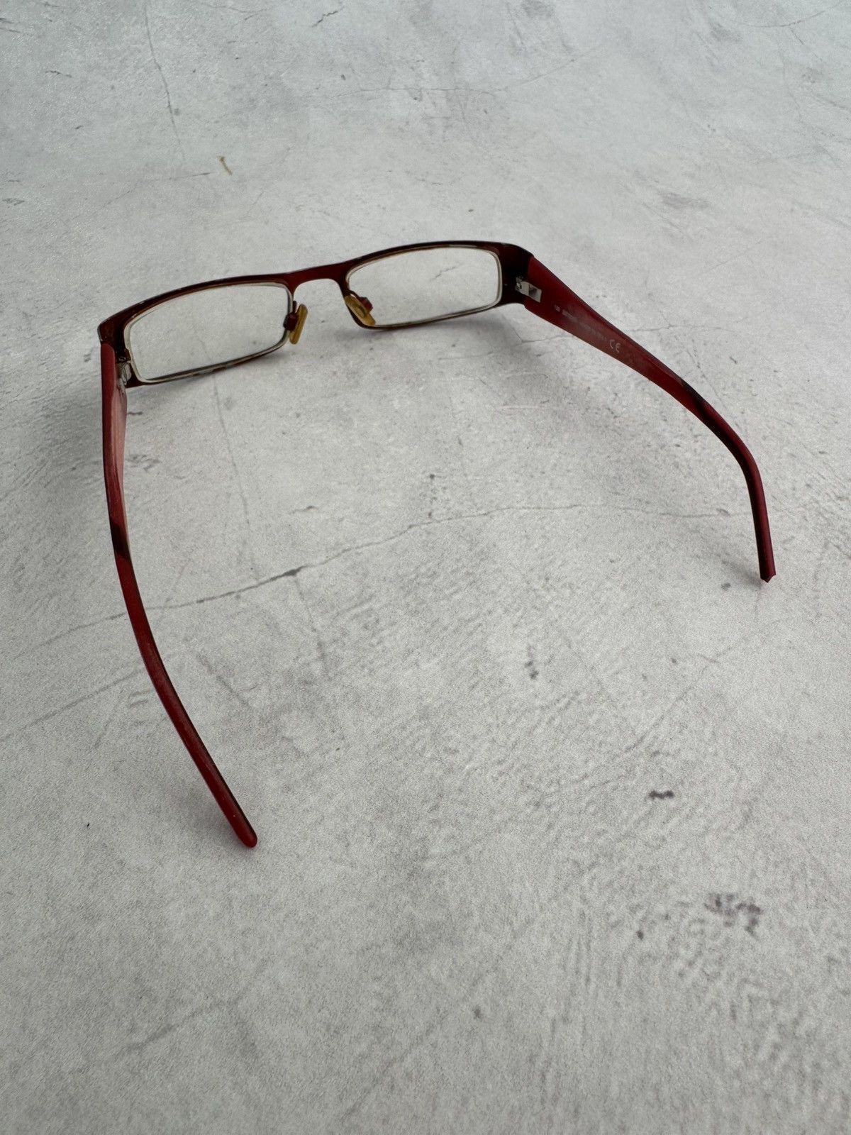 Just Cavalli Just Cavalli Eyeglasses Frame Made in Italy Red Rectangular Size ONE SIZE - 7 Thumbnail