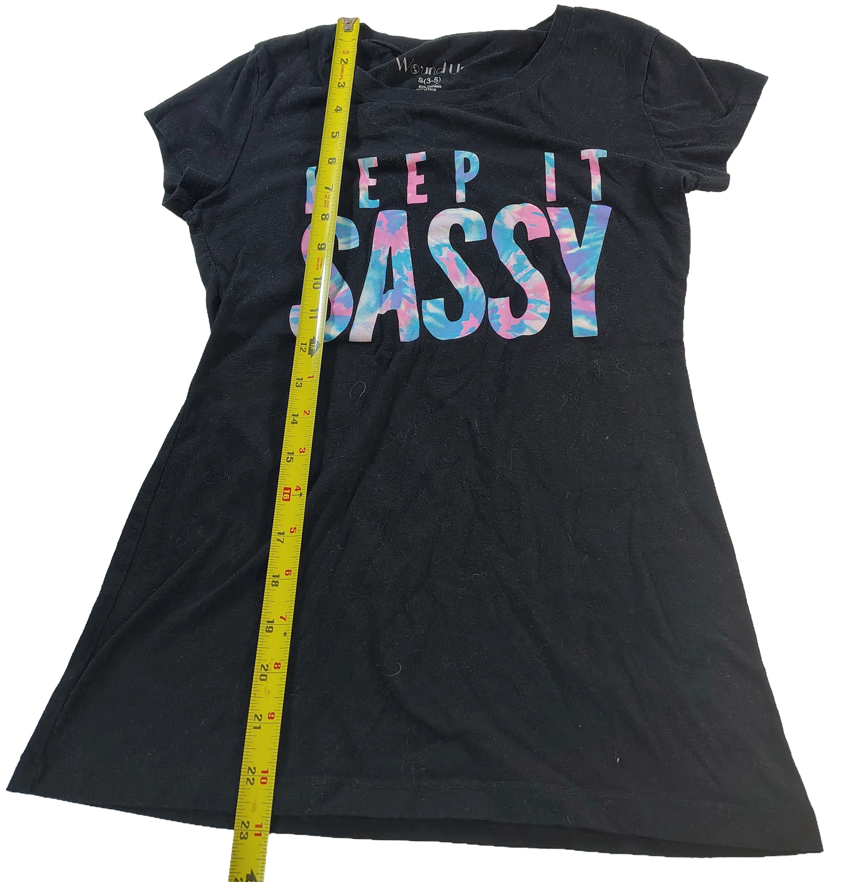 Other Women's Small Black "Keep It Sassy" Graphic T-Shirt Size S / US 4 / IT 40 - 2 Thumbnail