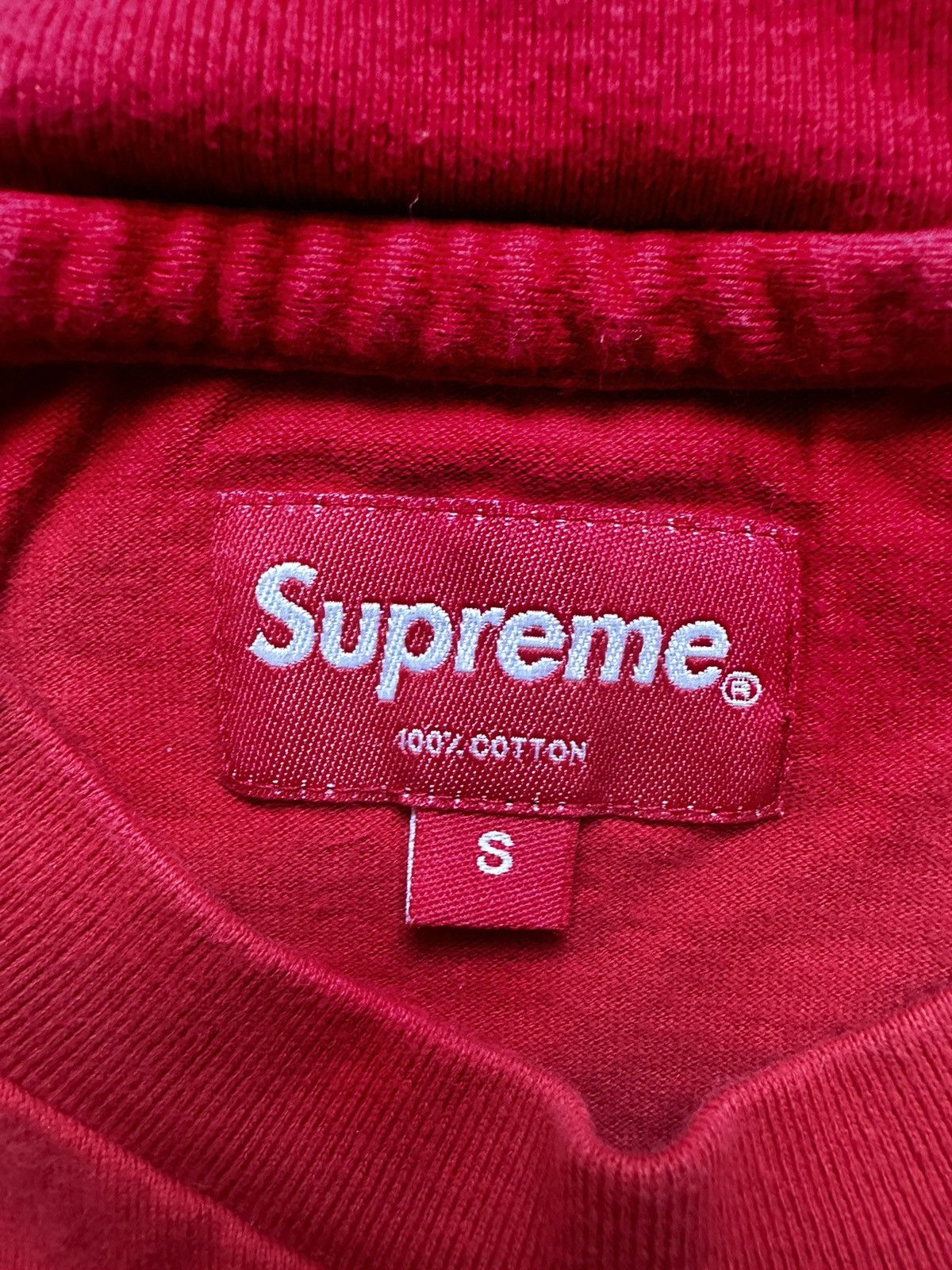 Supreme Supreme Embroidered Pocket Tee Size US M / EU 48-50 / 2 - 2 Thumbnail