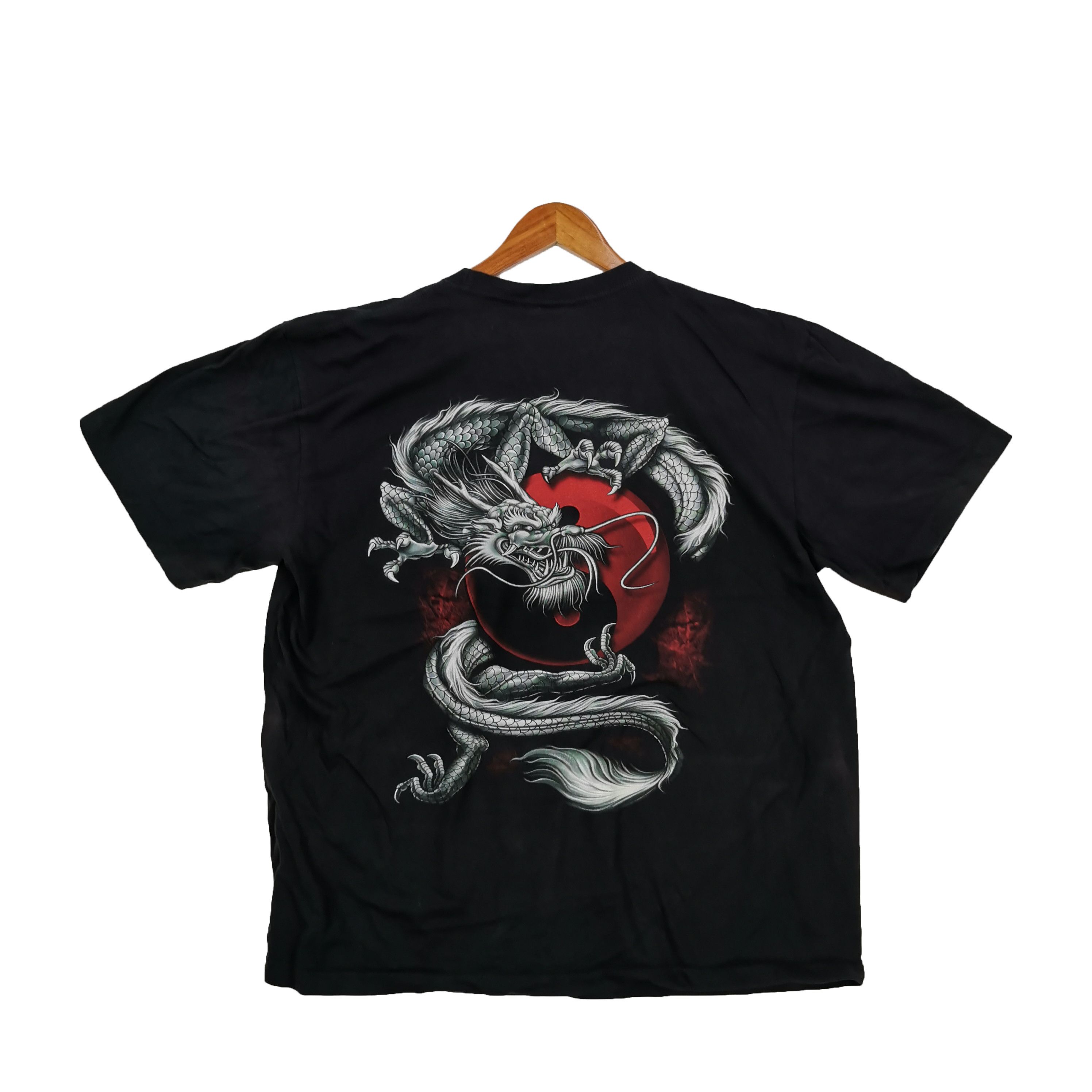 Japanese Brand Vintage Y2K Dragon T-Shirt Vicious Horror Crewneck Tees Size US XL / EU 56 / 4 - 2 Thumbnail