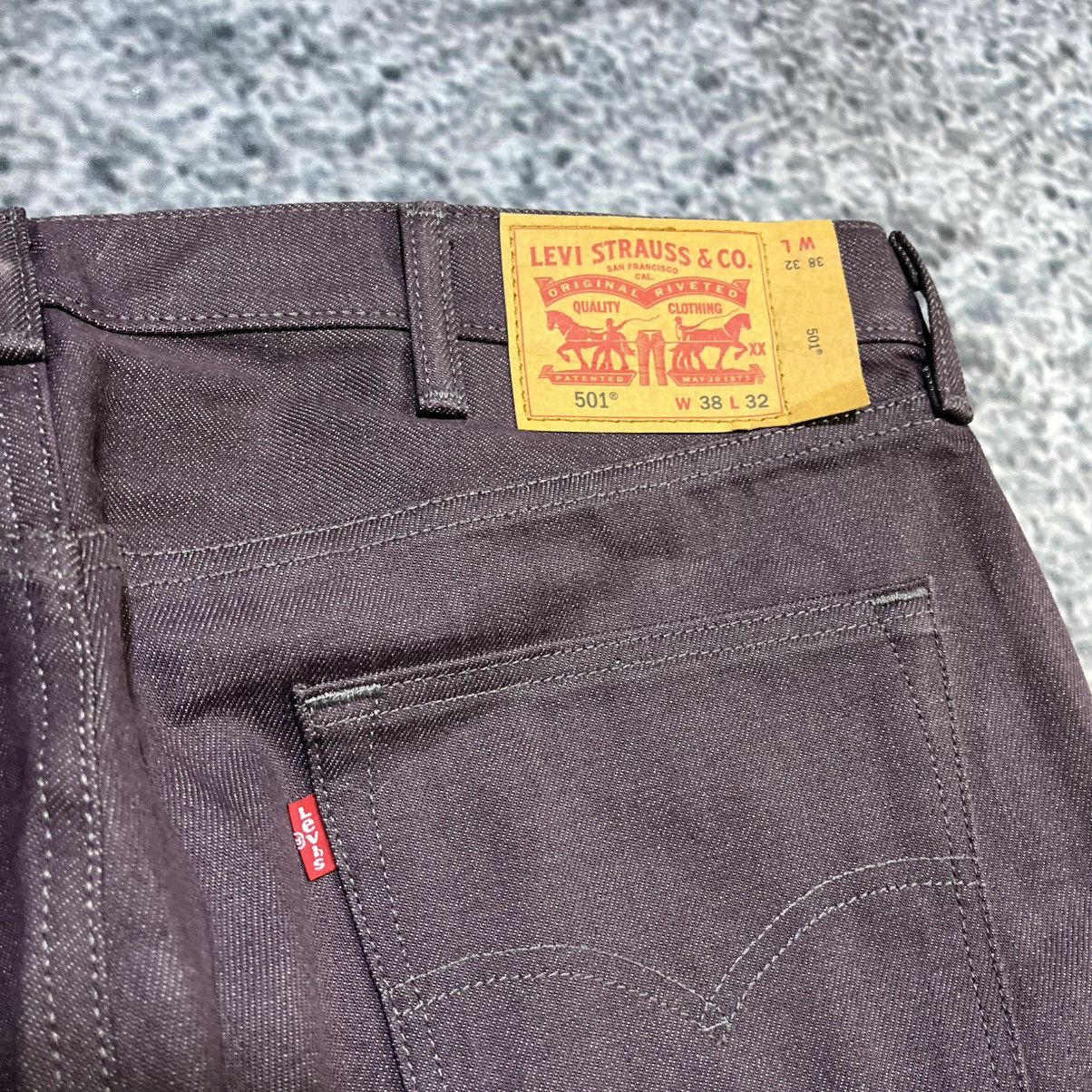 Levi's VINTAGE LEVI'S 501 BUTTON FLY WHITE OAK CONE DENIM JEANS Size US 38 / EU 54 - 4 Thumbnail