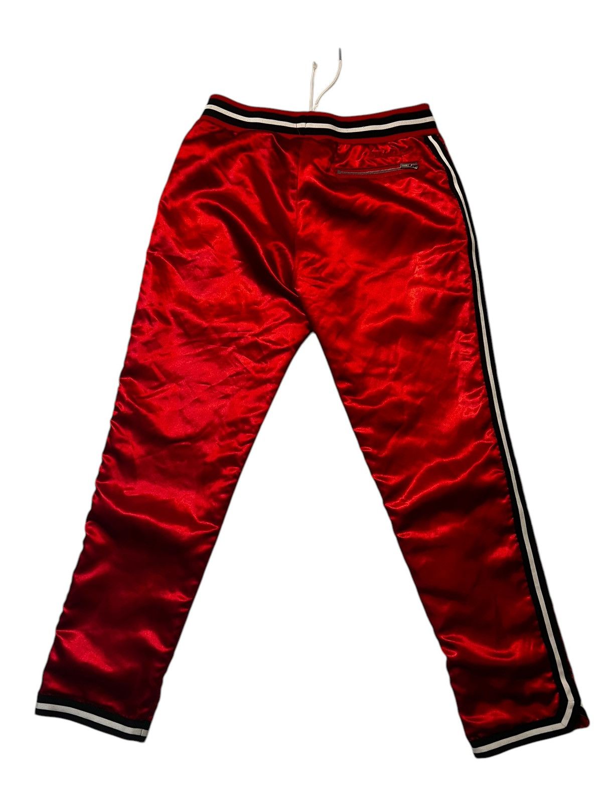 Kith × Mitchell & Ness Heat Pant Red Satin Size US 32 / EU 48 - 3 Thumbnail