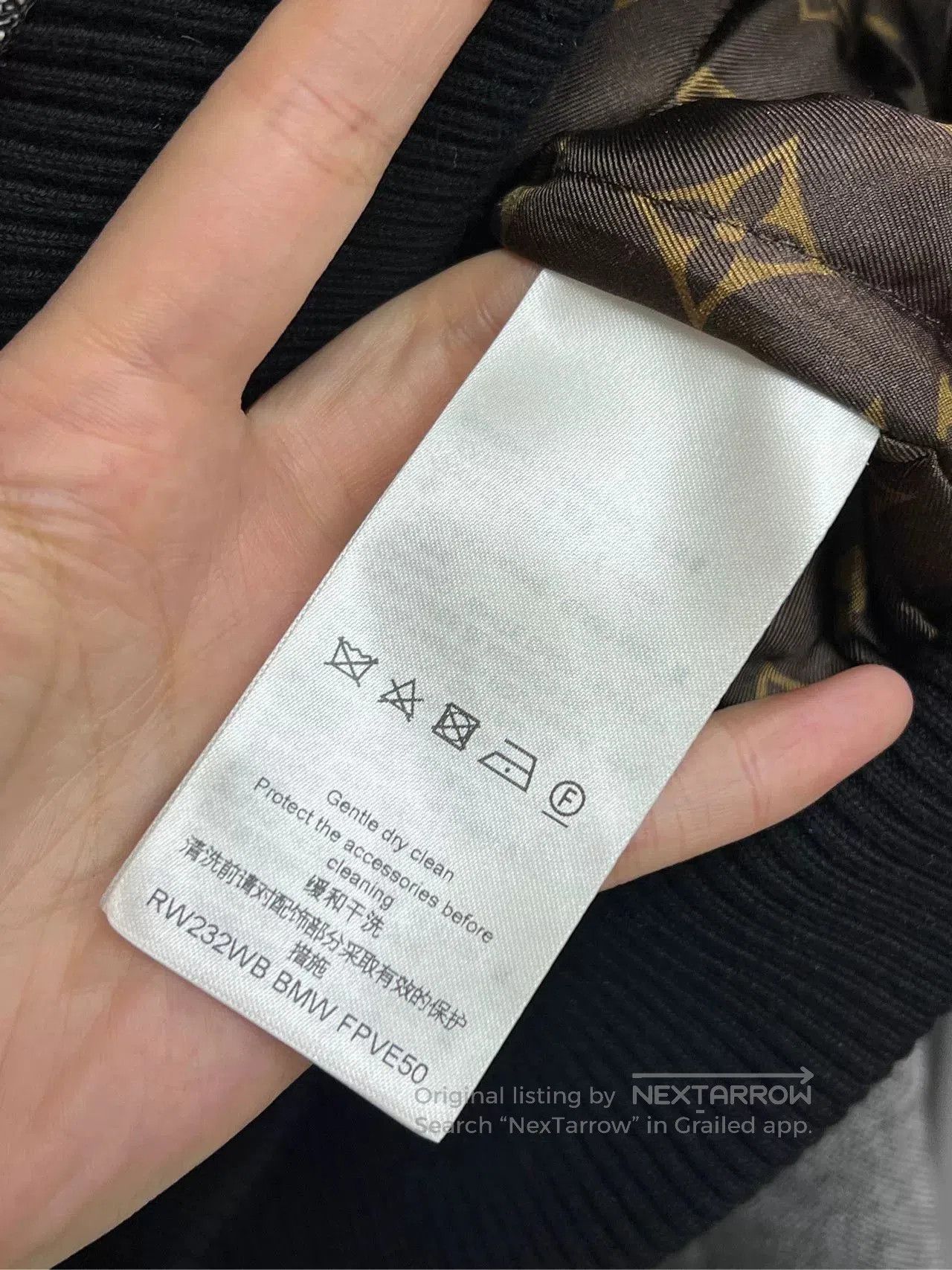 Louis Vuitton louis vuitton gray cropped baseball jacket. Size S / US 4 / IT 40 - 5 Thumbnail