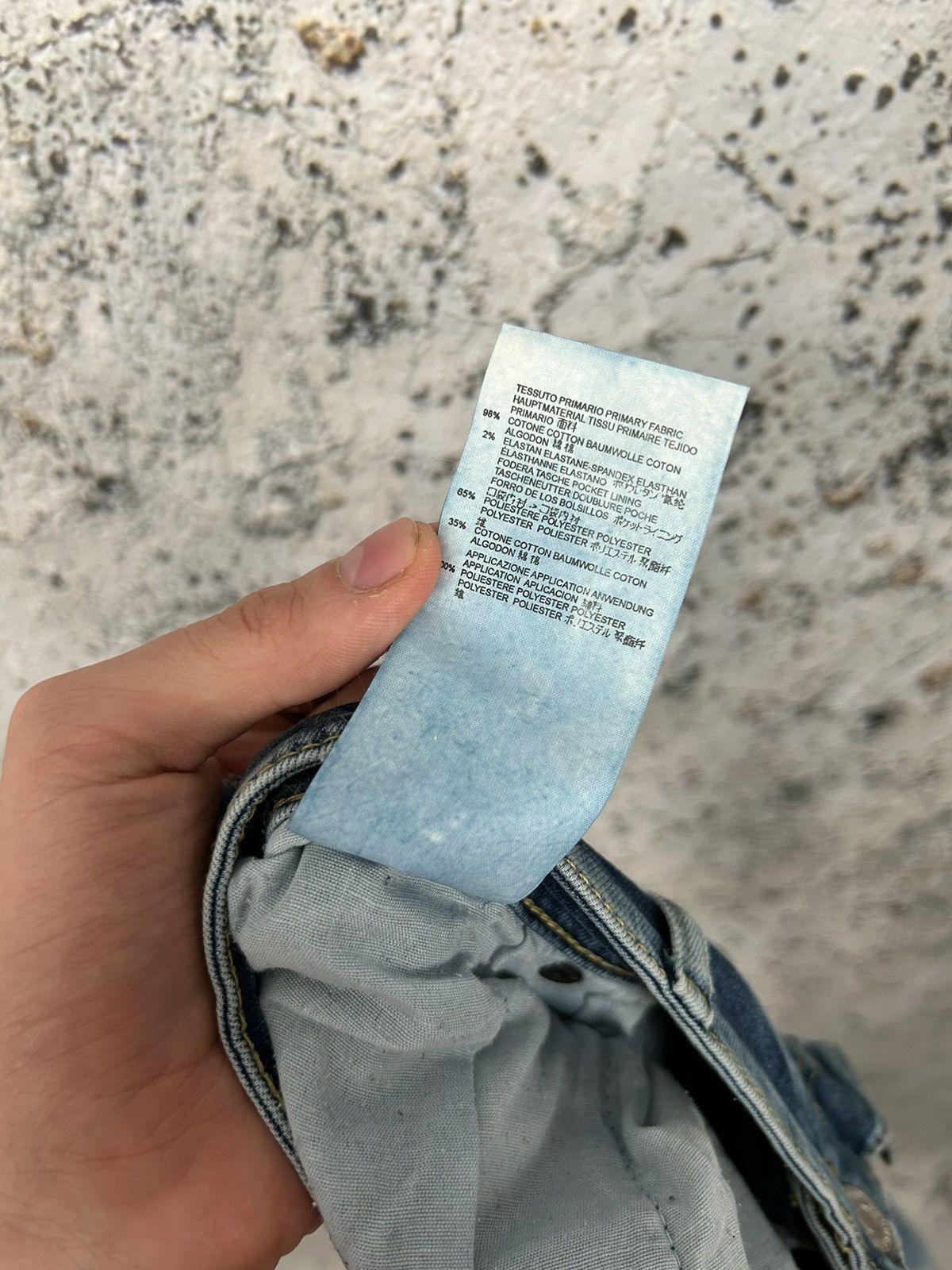 Vintage Dsquared2 Distressed Denim Pants Paint Y2K Punk