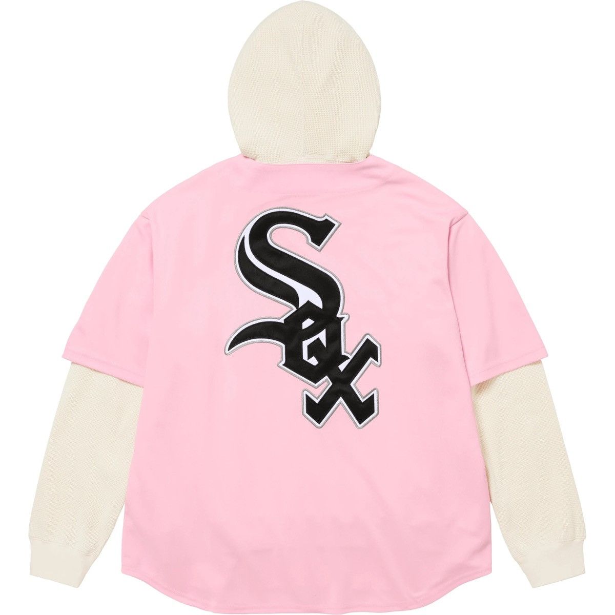 Supreme Supreme Chicago White Sox Hooded Baseball Jersey Size US XXL / EU 58 / 5 - 2 Thumbnail