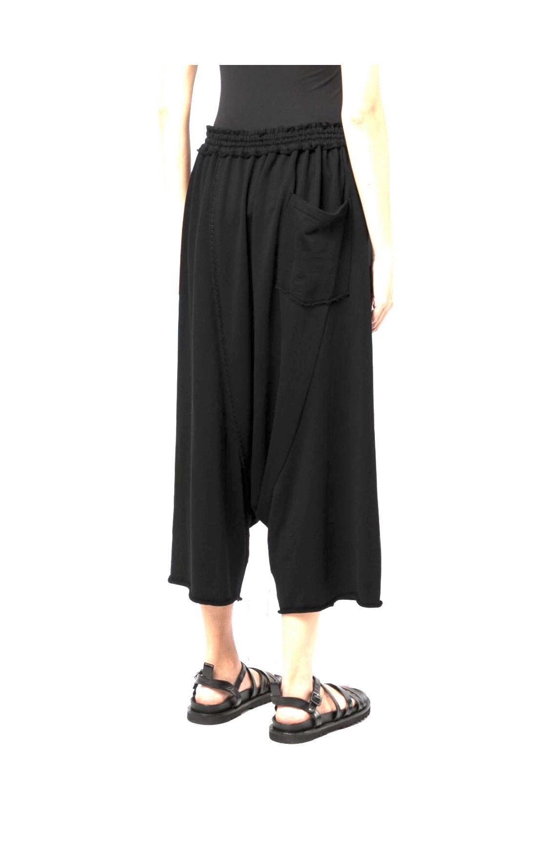 Yohji Yamamoto Y’s x Yohji Yamamoto Stitch Cotton Dropped Crotch Pants Size 26" / US 2 / IT 38 - 3 Thumbnail