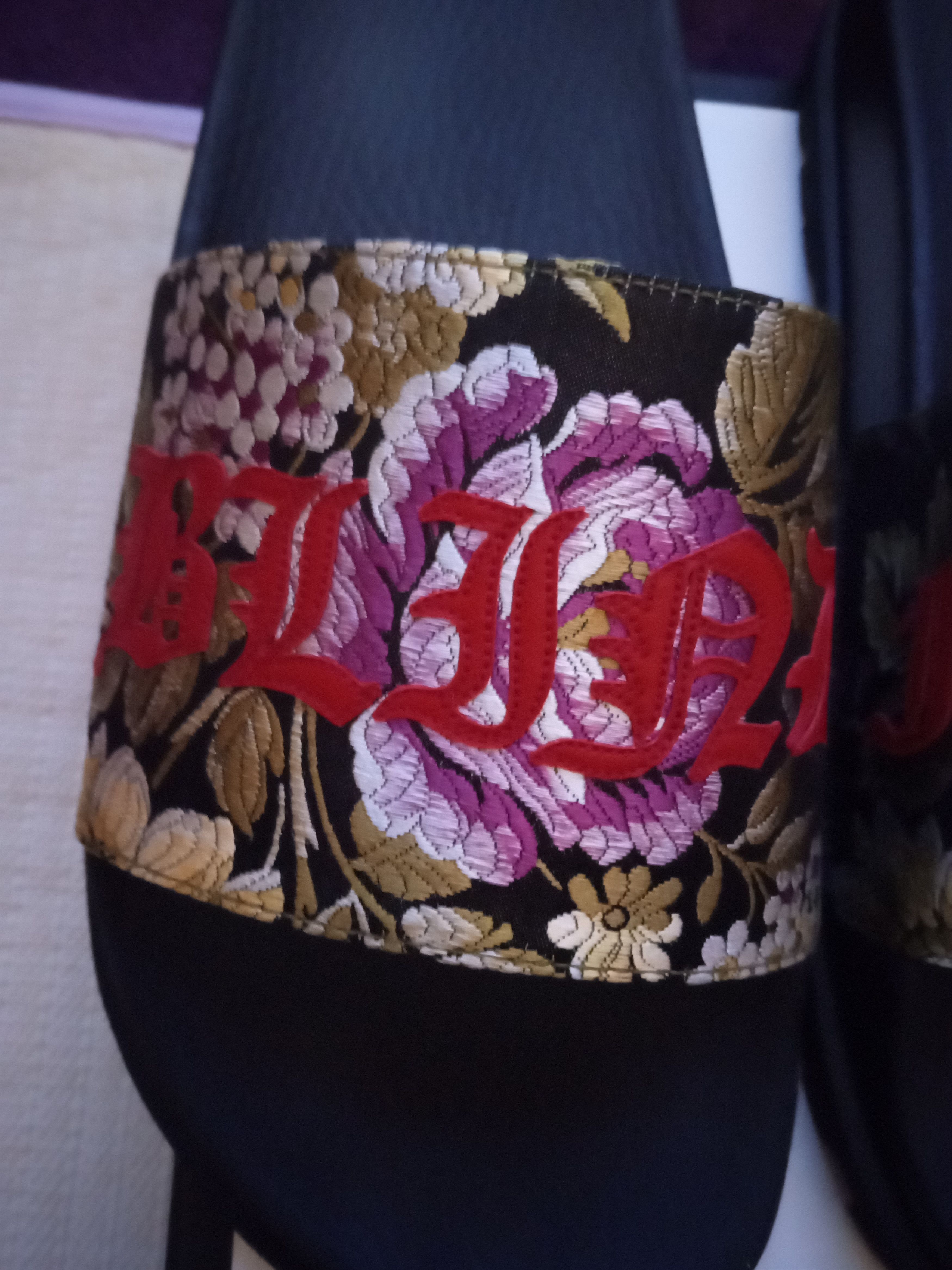 Gucci Gucci Blind For Love slip on sandals UK size 11 michele Size US 12 / EU 45 - 5 Thumbnail