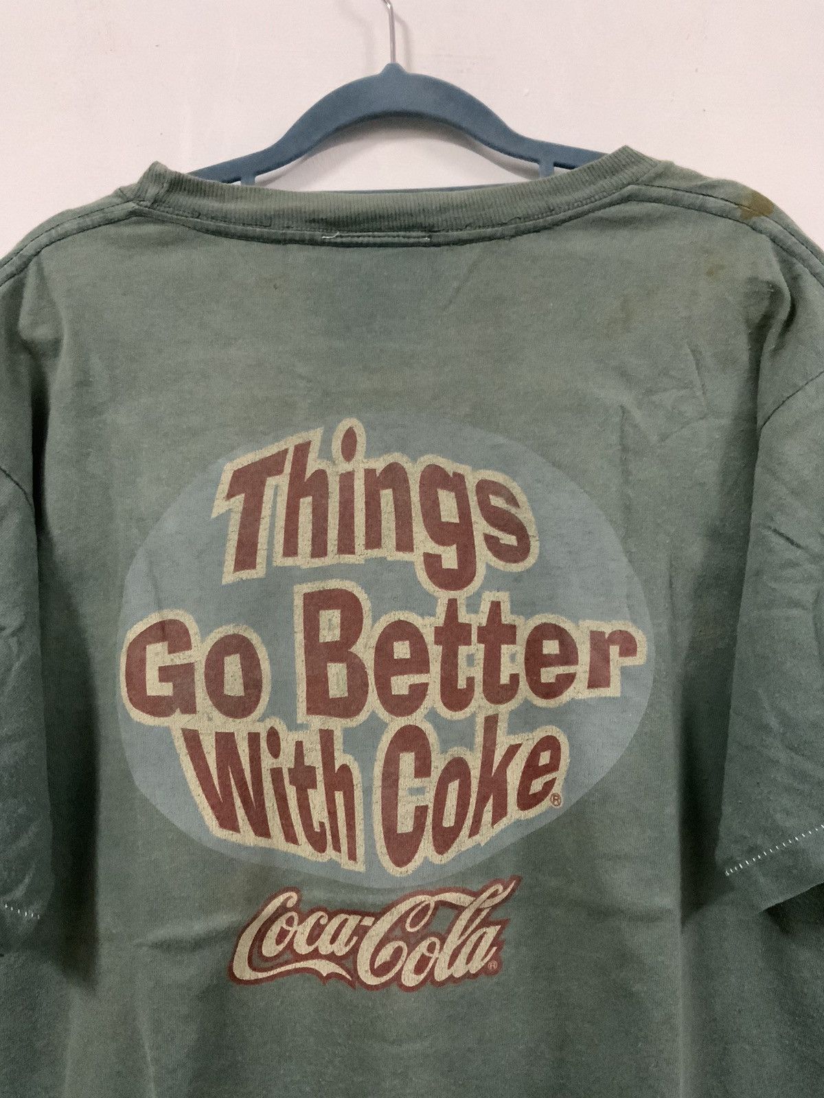 Coca Cola Vintage Coca Cola Things Go Better With Coke Rusty Tee Size US M / EU 48-50 / 2 - 7 Thumbnail