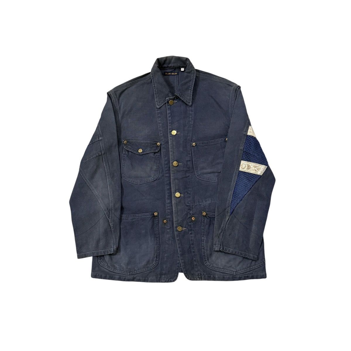 Blue Blue Japan Vintage Blue Blue Duck Canvas Workers Chore Jacket Size US M / EU 48-50 / 2 - 2 Thumbnail