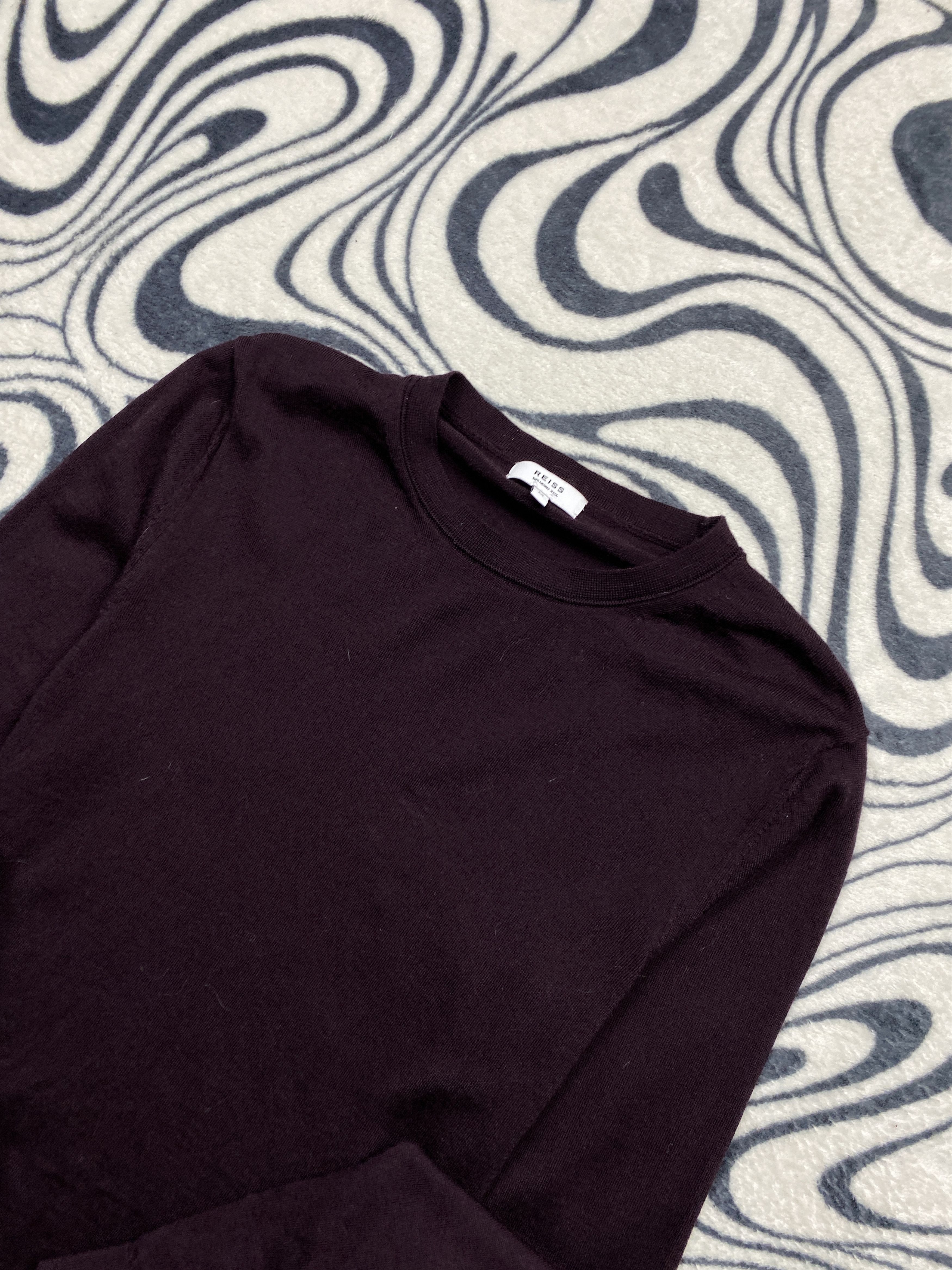 Reiss × Vintage Reiss Vintage Mens Merino Wool Sweater Y2K Size US M / EU 48-50 / 2 - 2 Thumbnail