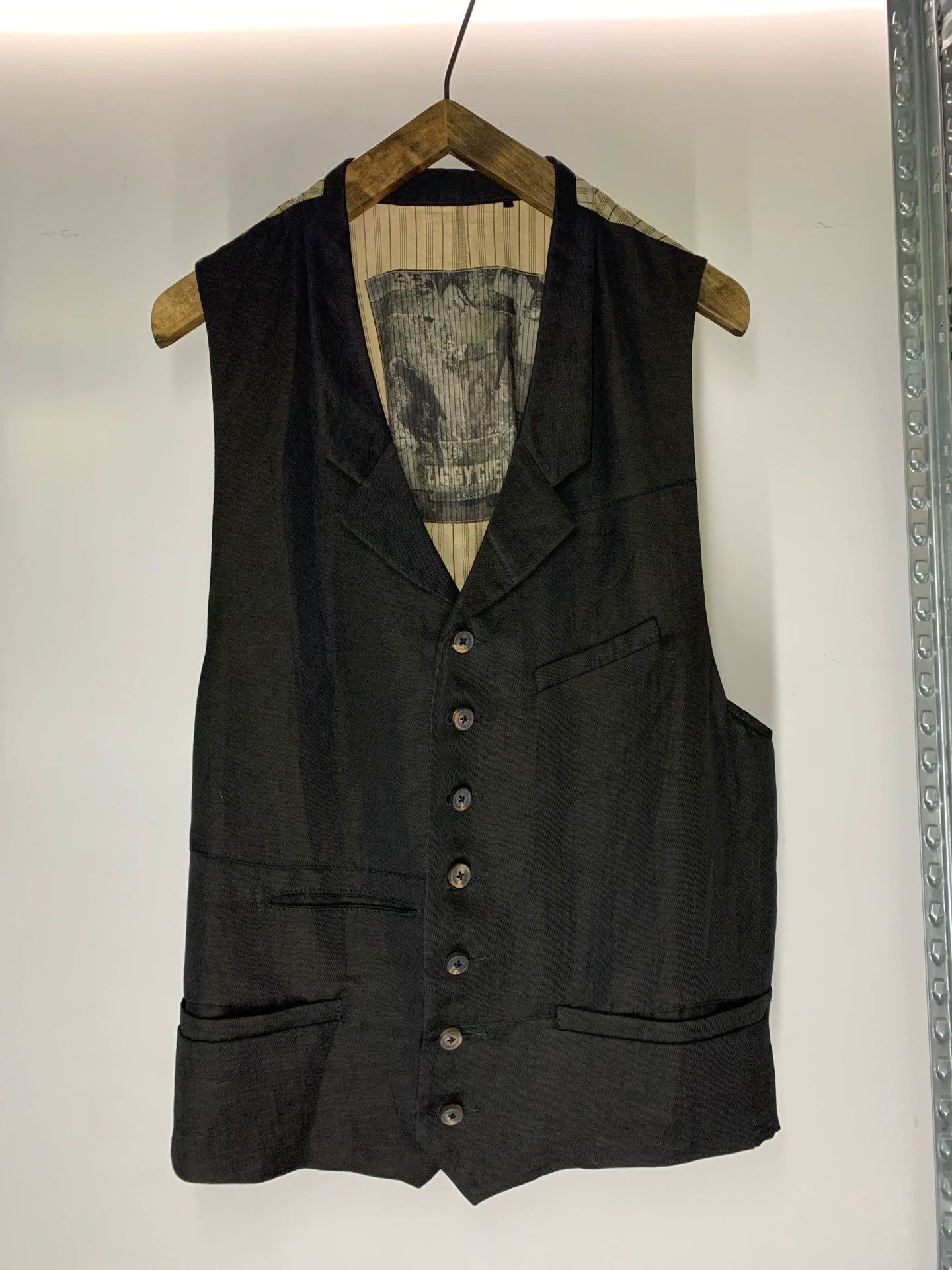 Ziggy Chen Ziggy Chen 21SS Vest Size 48 Size US M / EU 48-50 / 2 - 1 Thumbnail