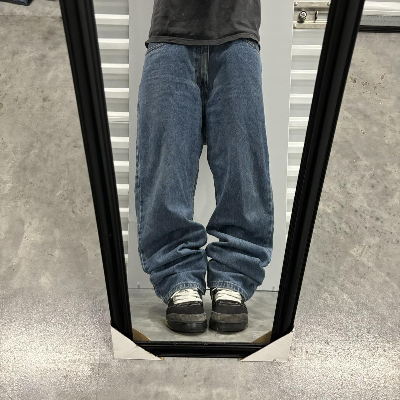 Japanese Brand × Vintage Crazy Vintage Y2K/2000s Grunge Medium Wash Essential Denim Jeans! Size US 34 / EU 50 - 1 Thumbnail