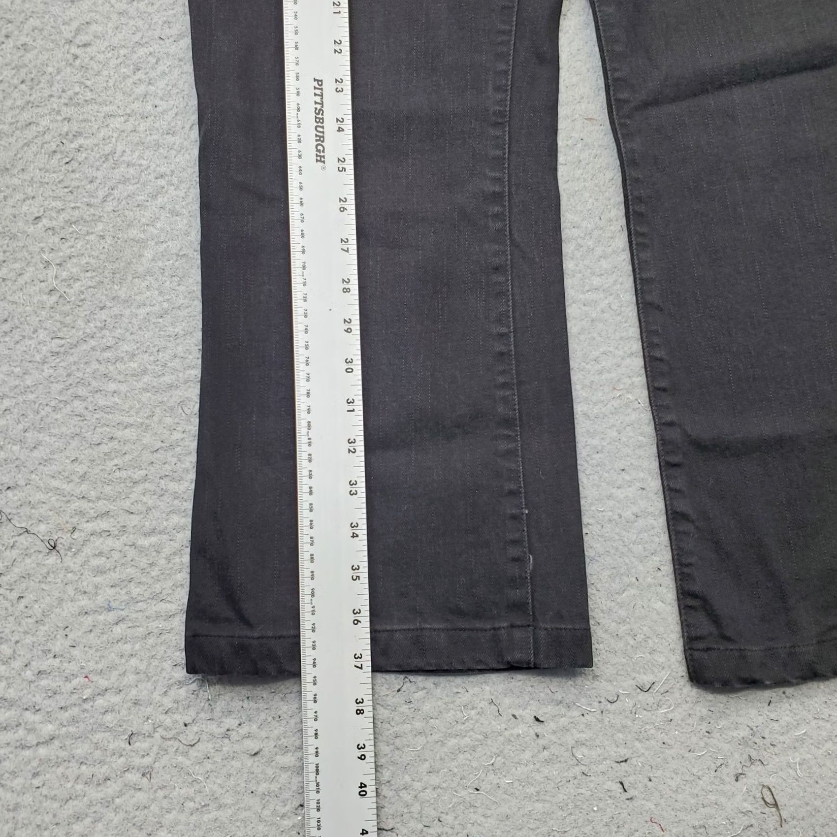 Denime Lauren Jeans Co. Bootcut Jeans Womens 16 Black Denim Y2k Streetwear Shirt Size 38" / US 16 / IT 52 - 3 Thumbnail