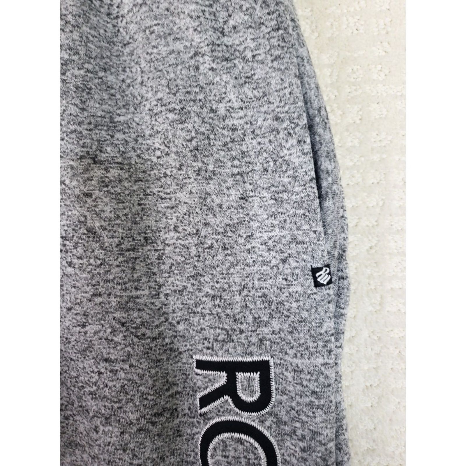 Rocawear Rocawear Jogger Pants Mens 2XL Gray Solid Logo 90s Athleisure CasualTapered Pocketed Elastic Waist Pockets Size US 39 - 5 Thumbnail