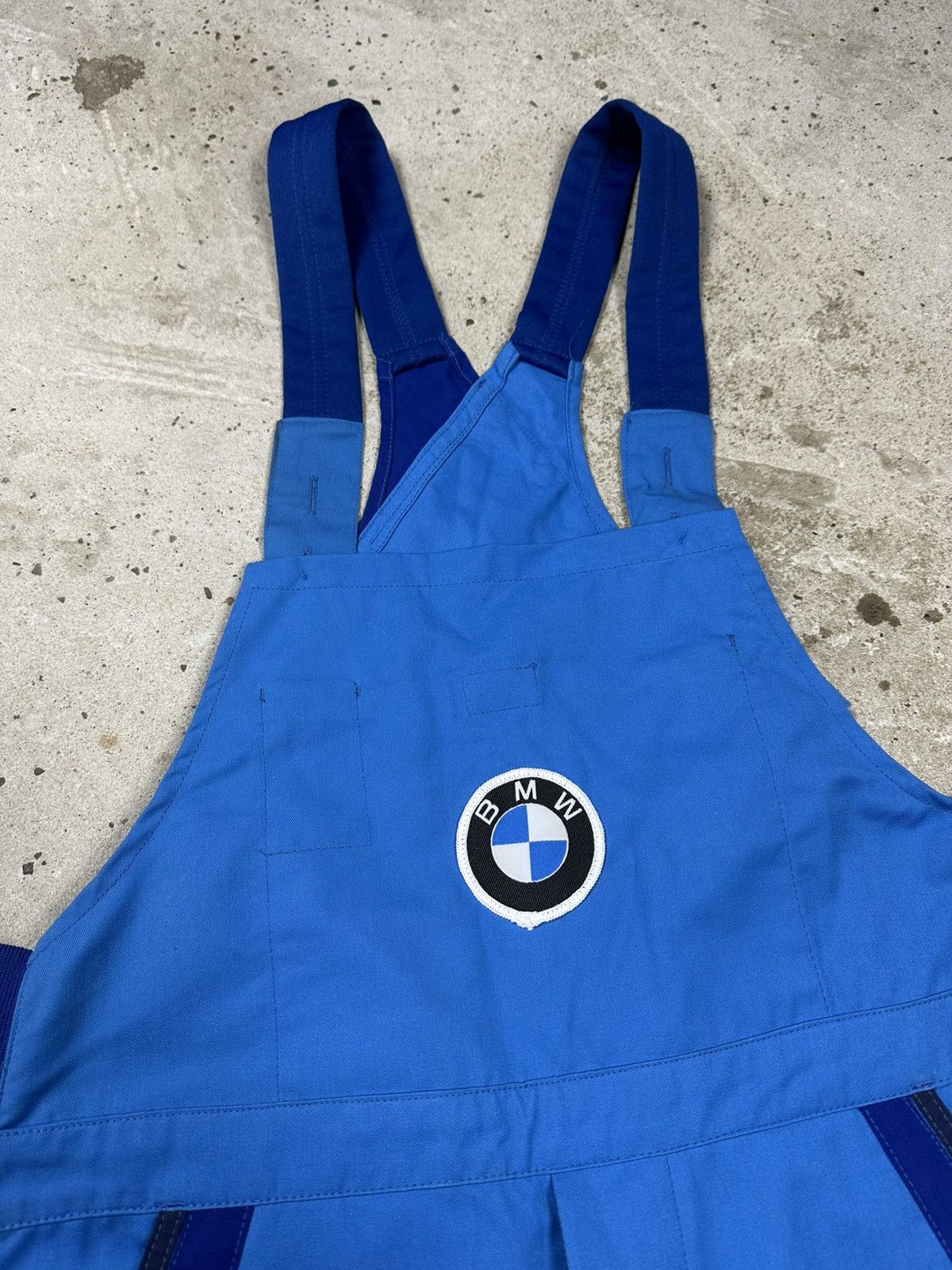 BMW × Vintage Vintage Y2K BMW Blue Short Overalls Racing rare Size US 32 / EU 48 - 7 Thumbnail
