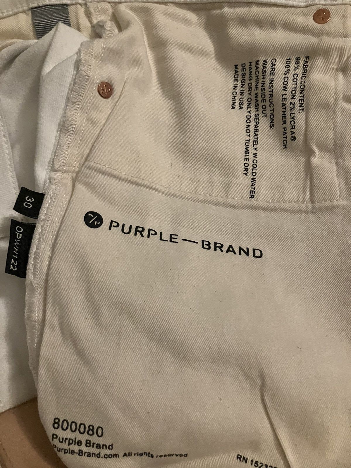 Purple Brand Purple Brand P001 Denim Size US 30 / EU 46 - 2 Thumbnail