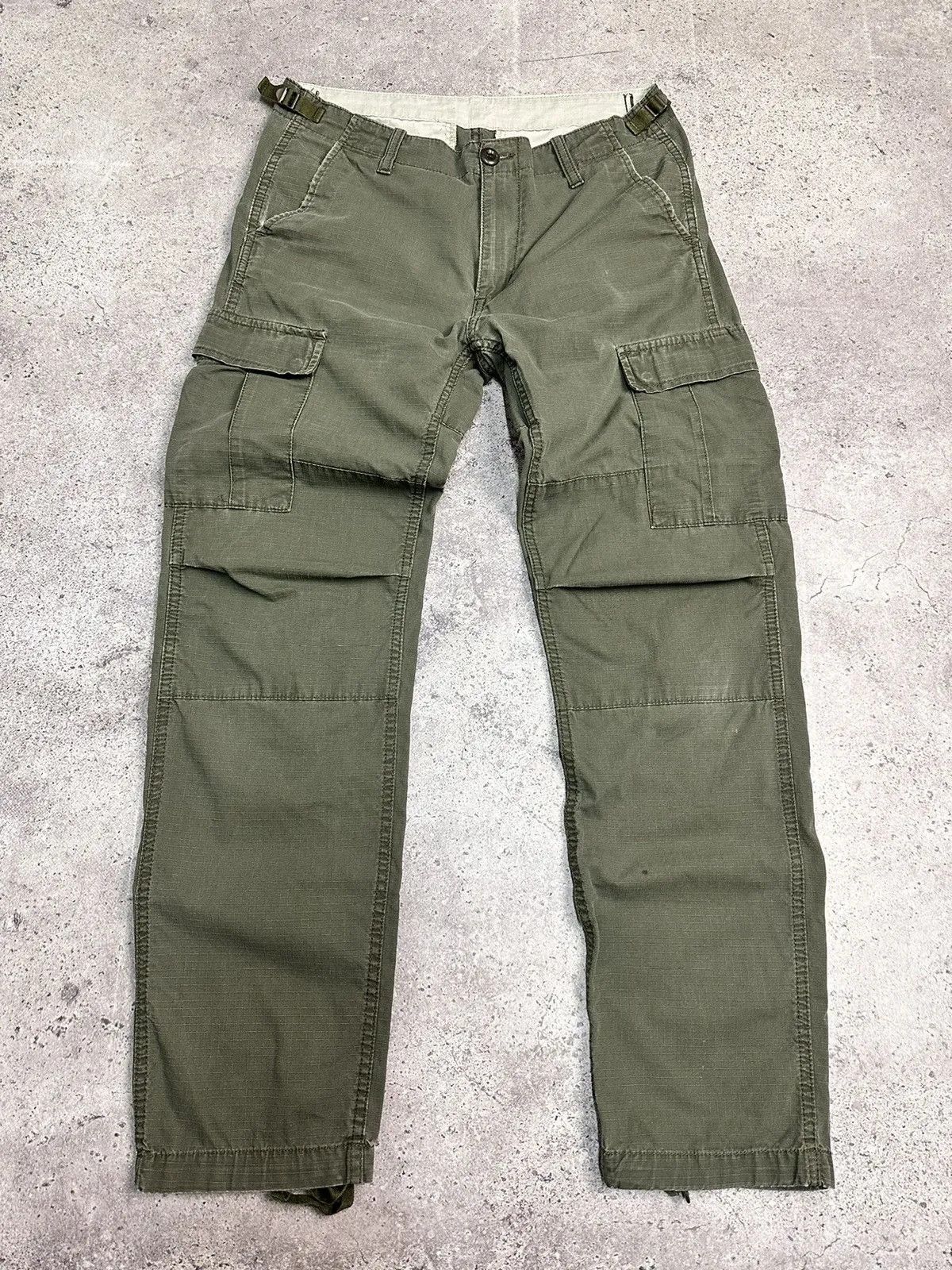 Carhartt 👉 Vintage Carhartt Baggy Cargo Pants Double Knee USA Size US 31 - 2 Thumbnail