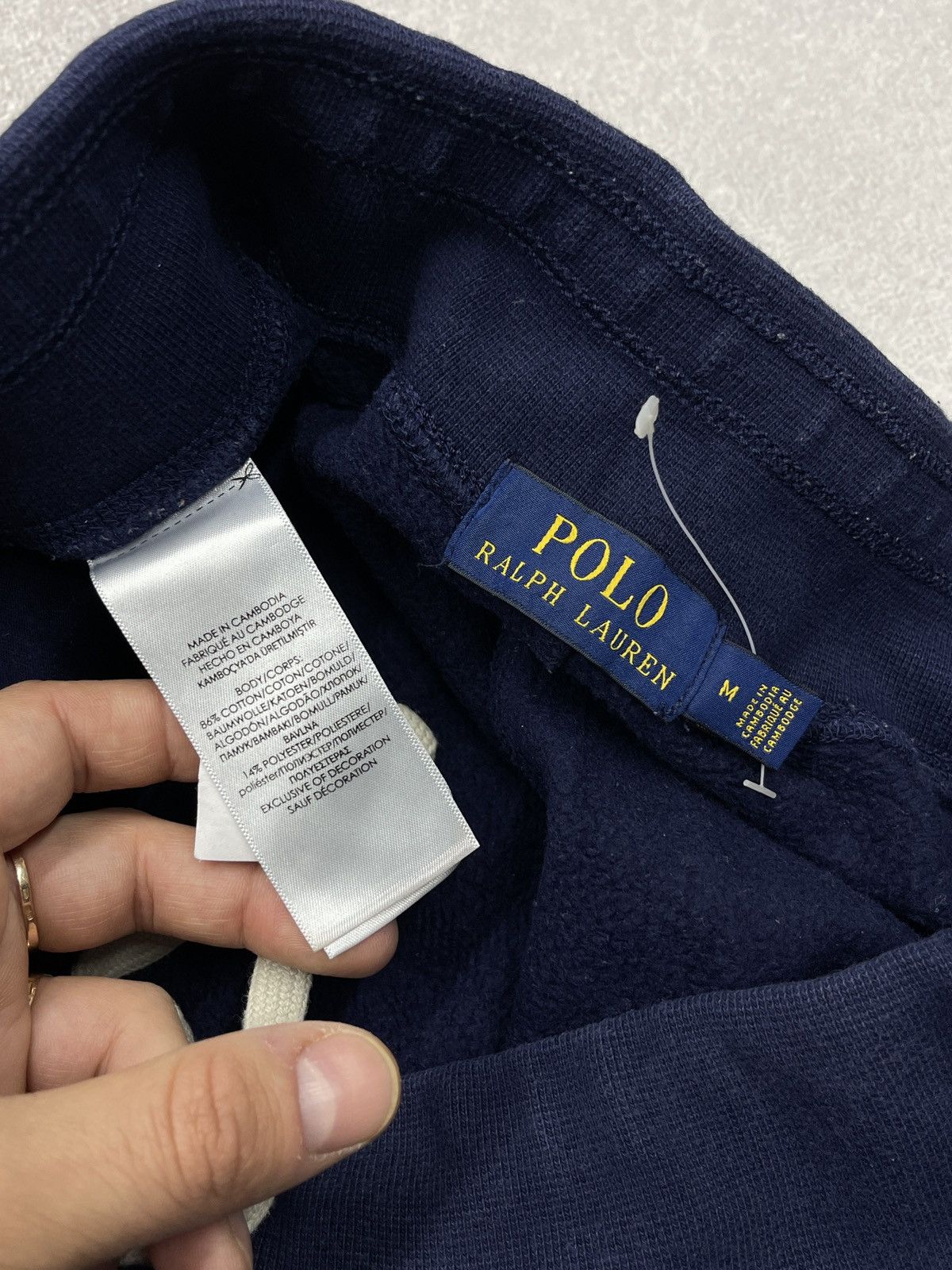 Polo Ralph Lauren Mens Polo Ralph Lauren Navy Sweatpants Y2K Rugby Size M Size US 32 / EU 48 - 9 Thumbnail