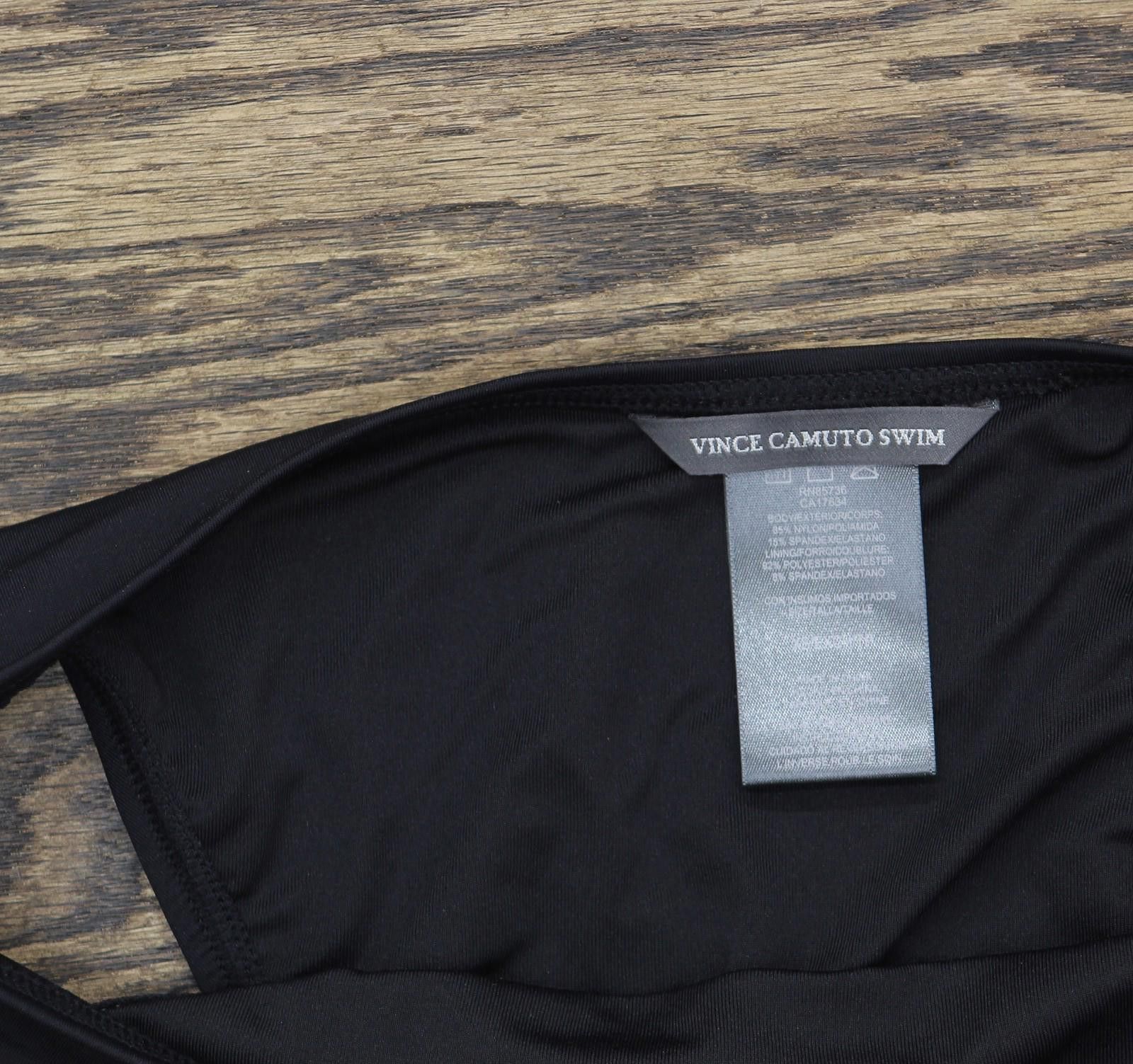 Vince Camuto Nwt Vince Camuto Cut Bottom Bikini Swim V09946 Black Xs Size ONE SIZE - 4 Thumbnail