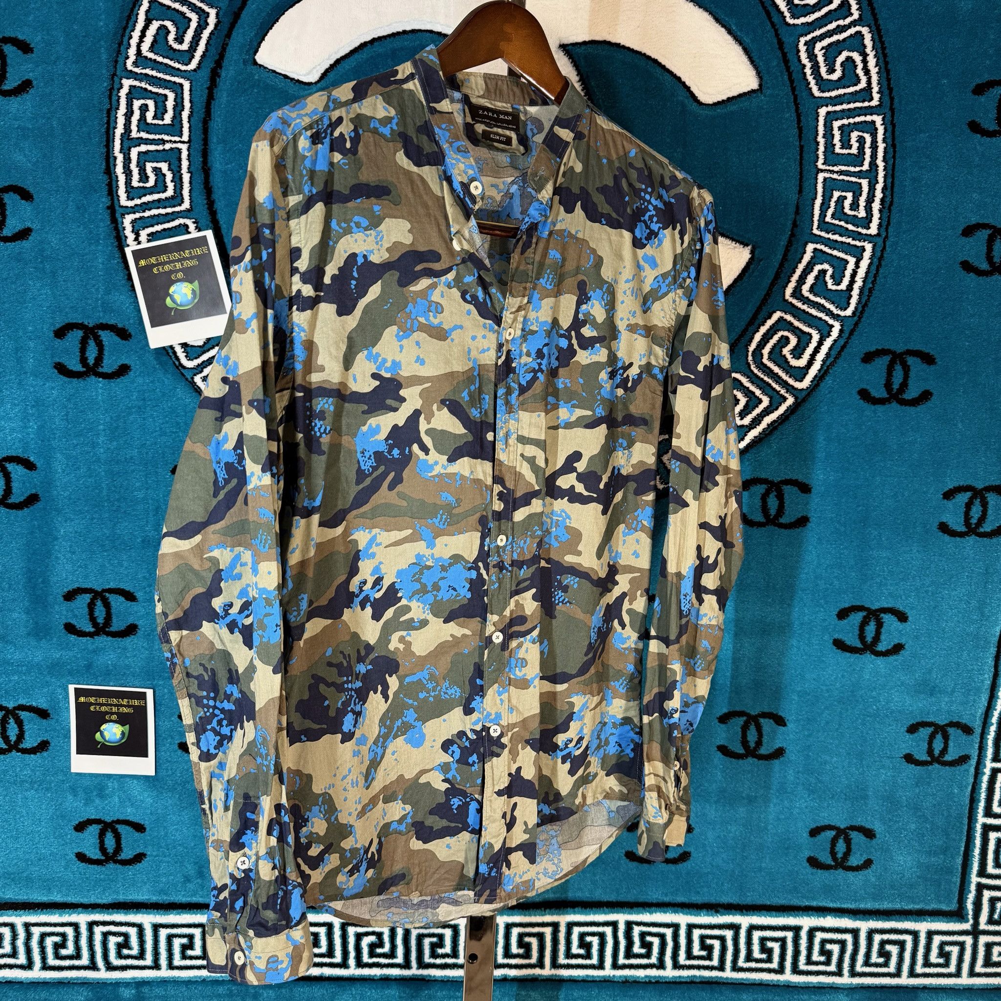 STERLING ICONA CAMOUFLAGE L/S BUTTON UP SHIRT