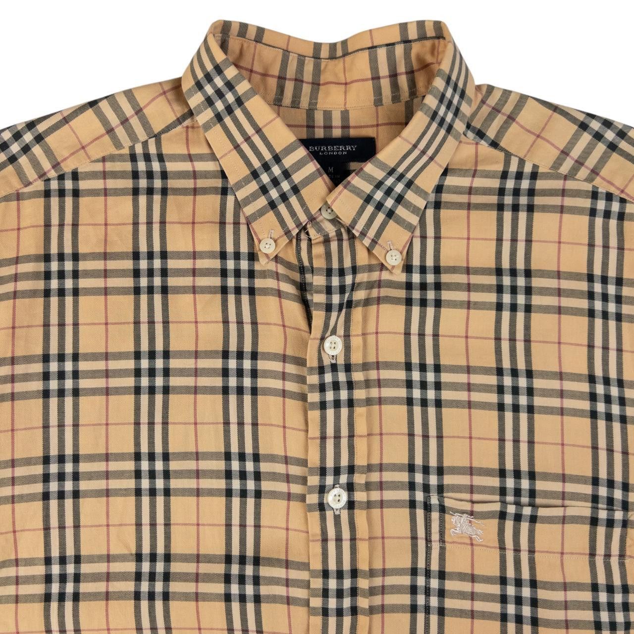 Burberry Vintage Burberry Nova Check Short Sleeve Button Up Shirt M Size US M / EU 48-50 / 2 - 3 Thumbnail