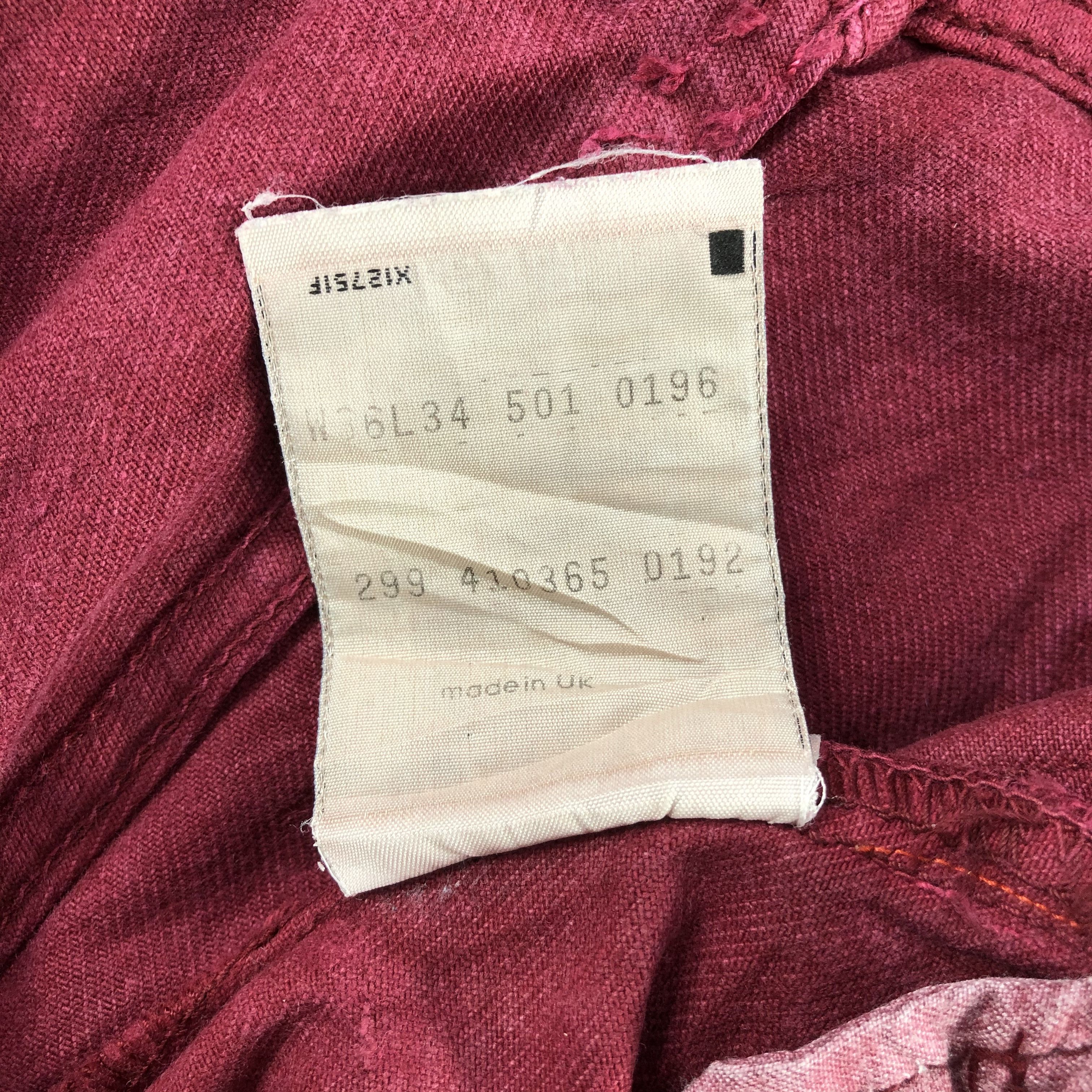 Levi's Vintage 90s Levis 501 Jeans-JM2680 Size US 36 / EU 52 - 14 Thumbnail