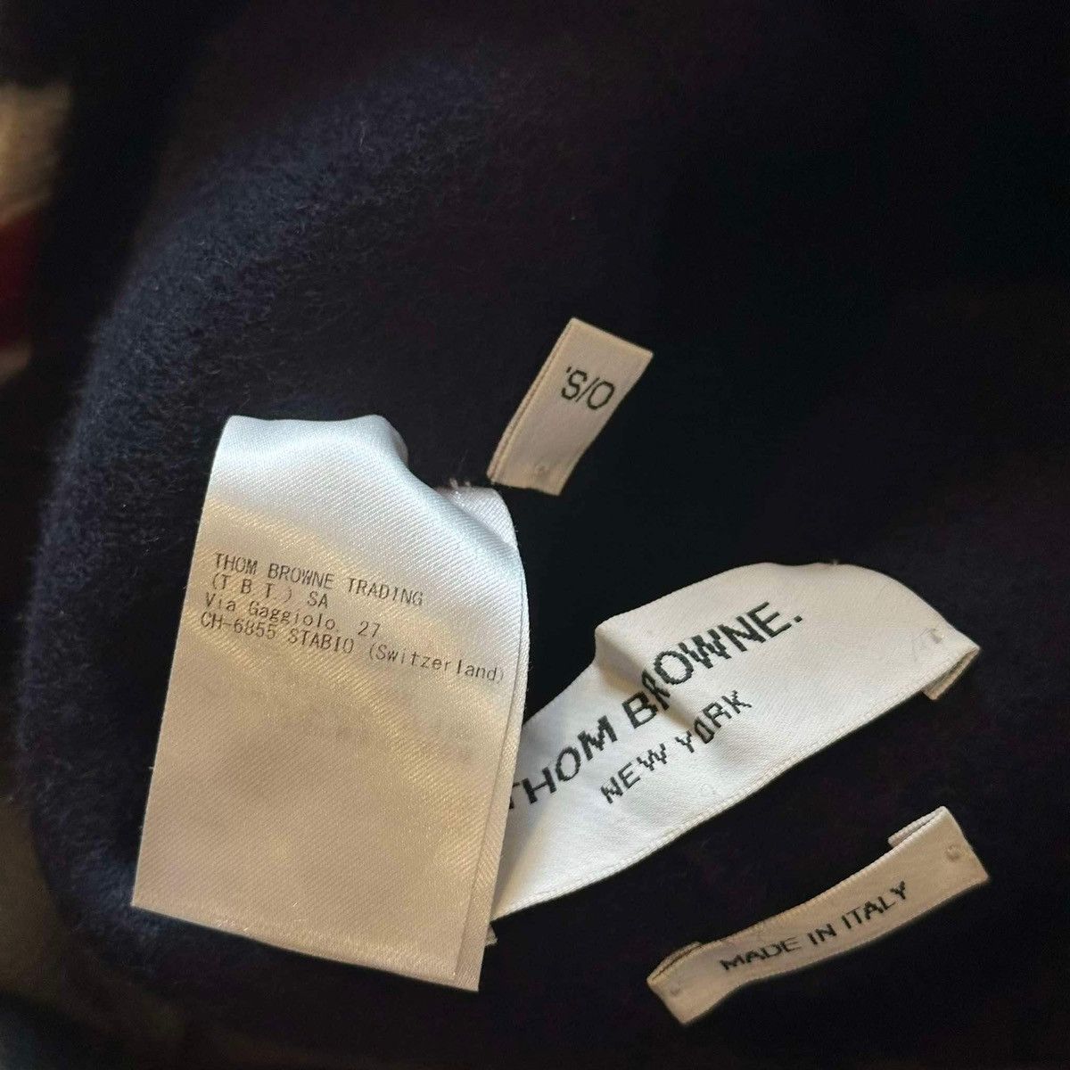 Thom Browne THOM BROWNE STRIPED WOOL HATS Size ONE SIZE - 8 Thumbnail