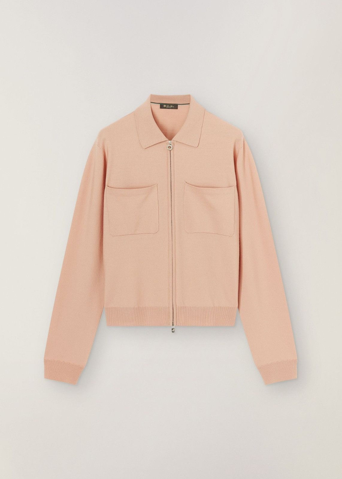 Loro Piana o1srvl11e0125 Valsesia Bomber Jacket in Pink Size L / US 10 / IT 46 - 1 Thumbnail