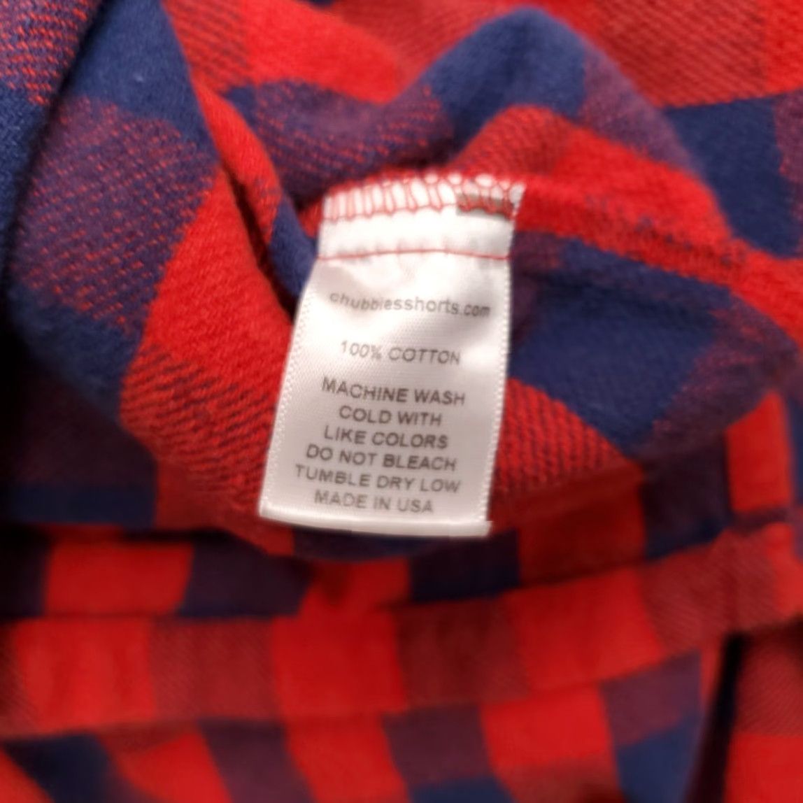 Chubbies Nutter by Chubbies Flannel Shirt Men XL Buffalo Plaid Red Blue Pullover Made USA Shirt Size US XL / EU 56 / 4 - 4 Thumbnail