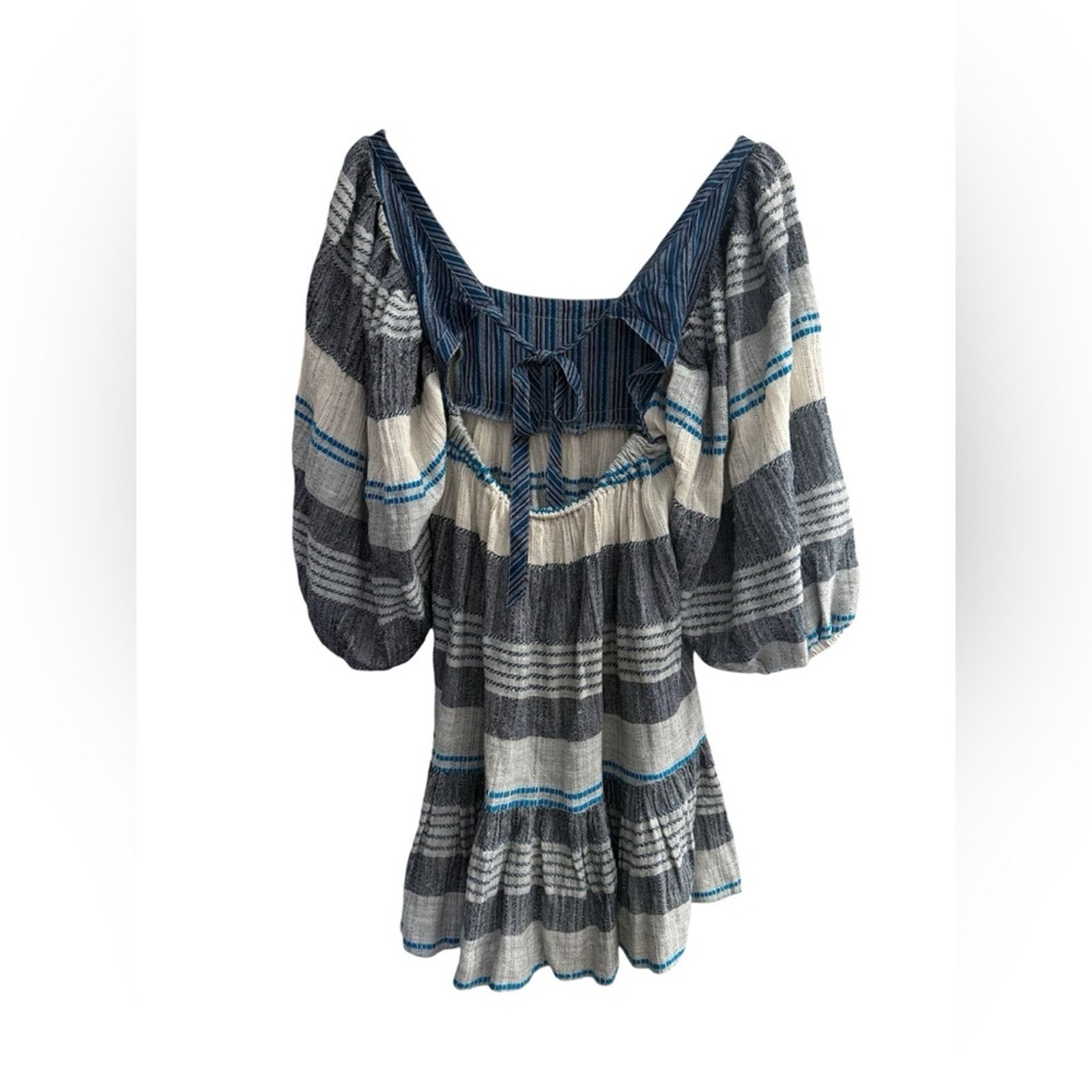 Free People Free People All Lined Up Mini Dress XS Boho Cottagecore Size XS / US 0-2 / IT 36-38 - 4 Thumbnail