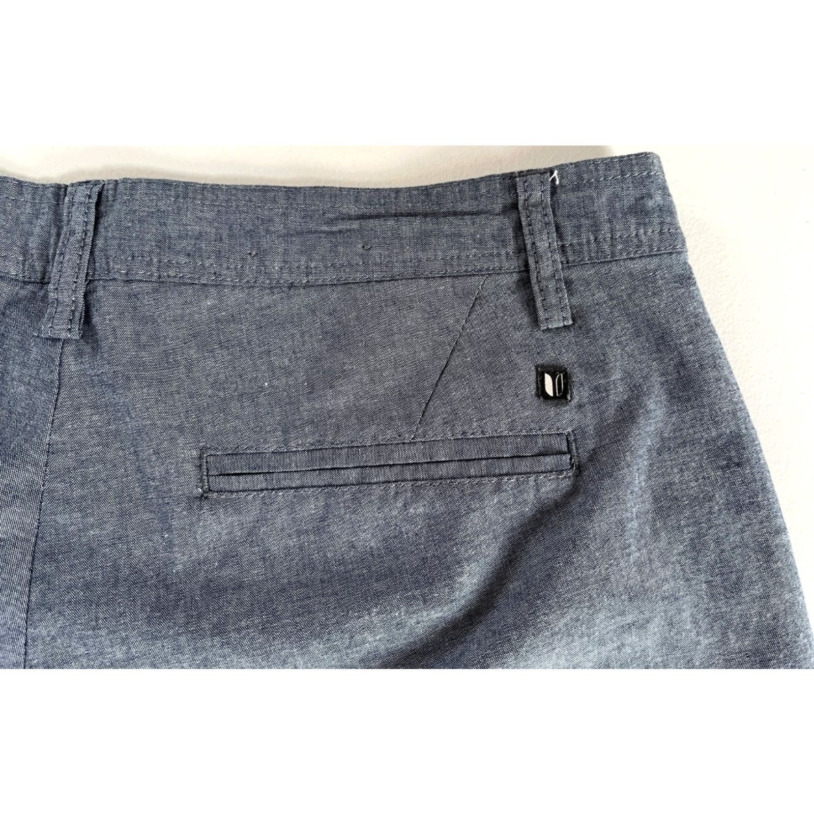 Vintage VINTAGE Linksoul Men’s Chambray Pants Casual Chino Regular Lightweight 32 Blue Inseam 28" Size 32 Mens Size US 32 / EU 48 - 6 Thumbnail