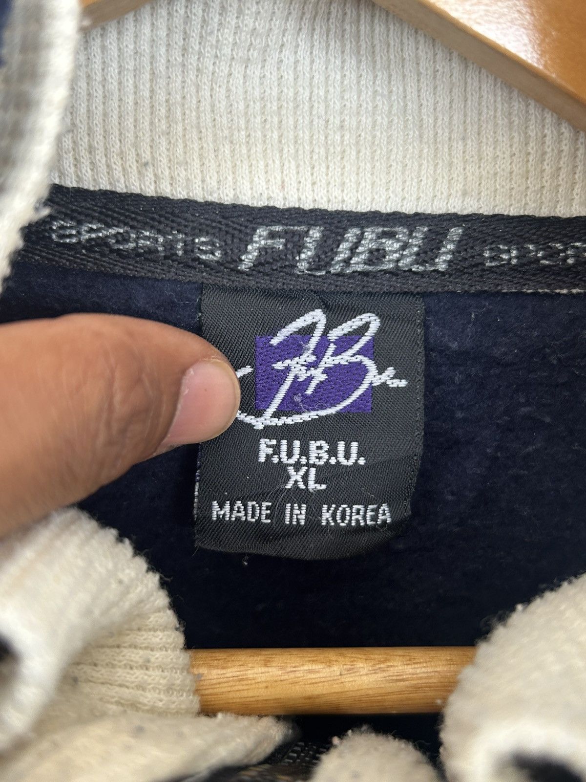 Fubu Fubu Sweater Halfzip Fronthit Blue Size US XL / EU 56 / 4 - 9 Thumbnail