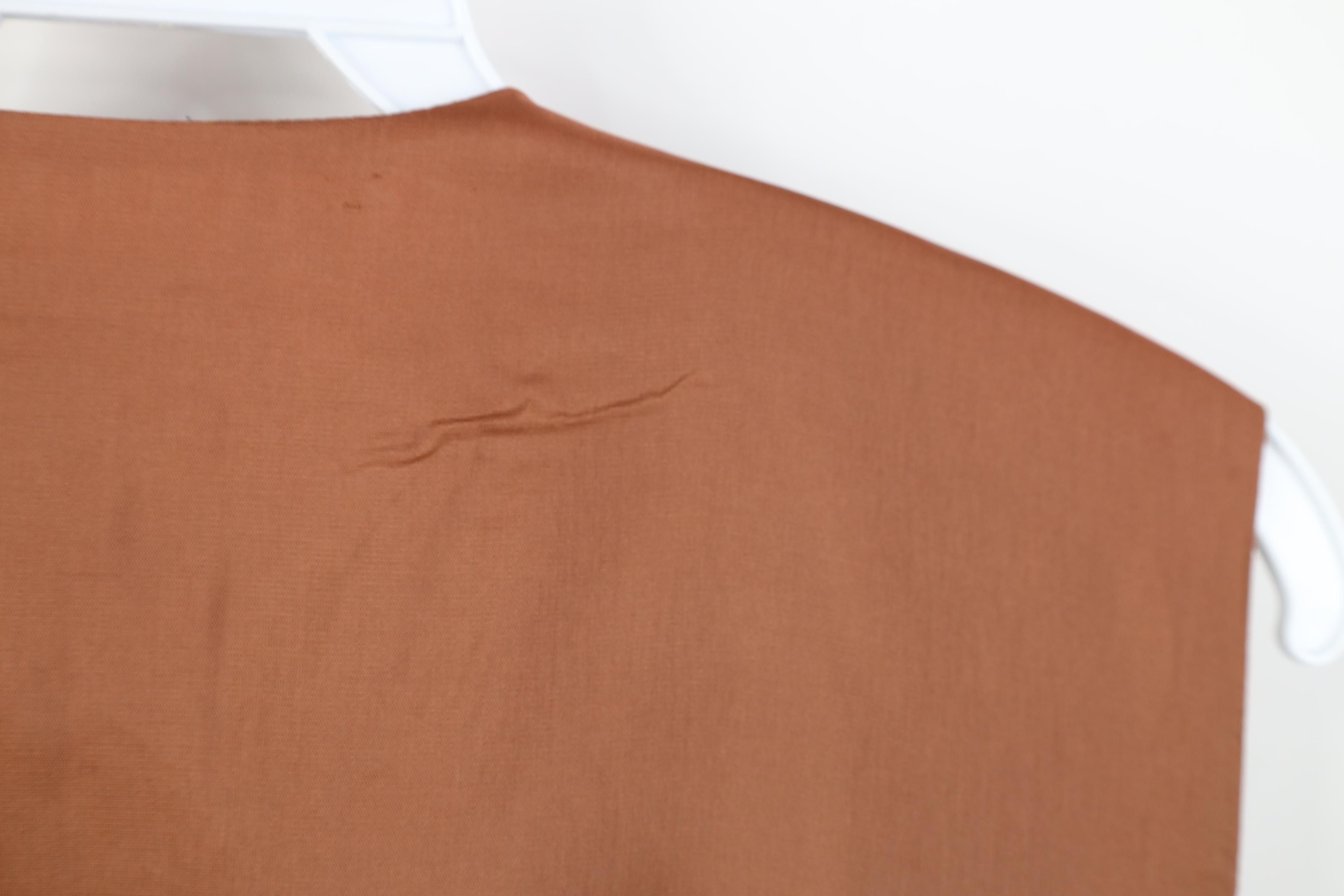 Vintage Vintage 90s Streetwear Cashmere Back Vest Jacket Brown Size L / US 10 / IT 46 - 10 Thumbnail