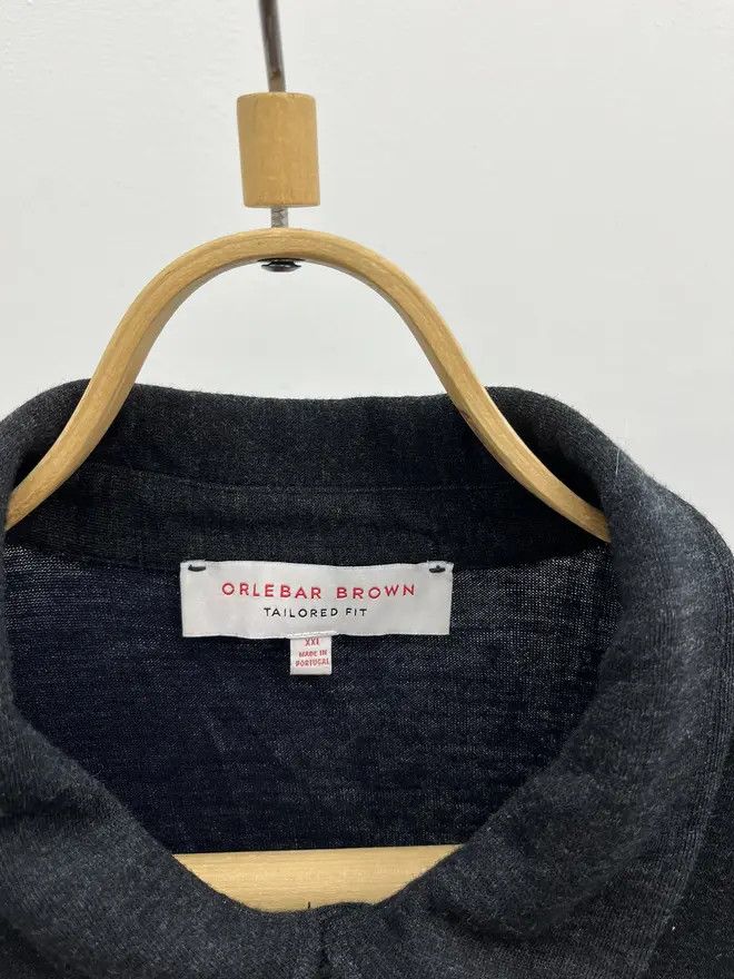 Orlebar Brown Orlebar Brown Wool Button Up Polo Sweater Size US XXL / EU 58 / 5 - 2 Thumbnail