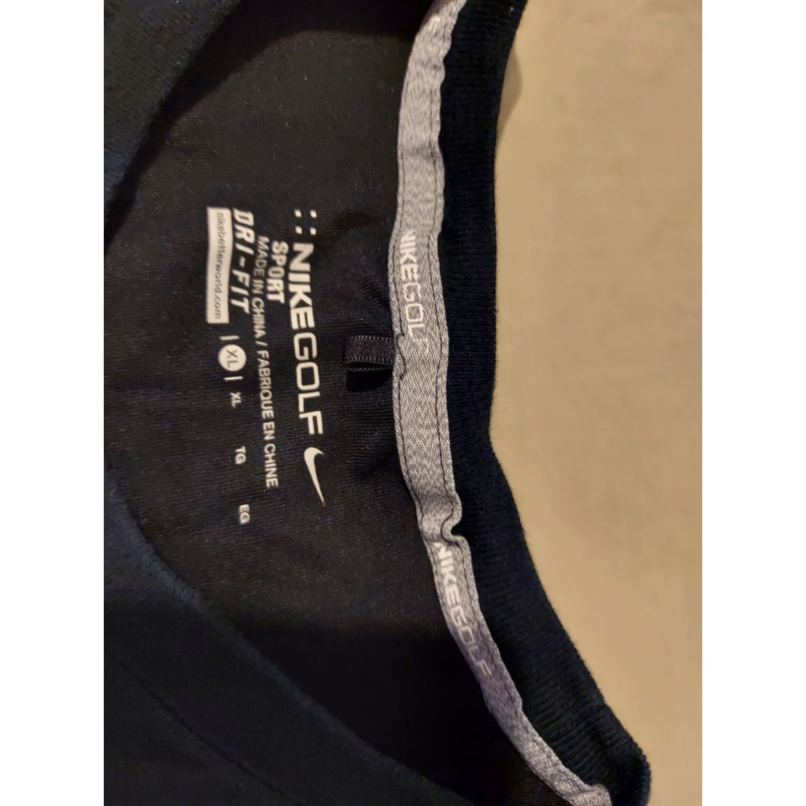 Nike Nike Golf Shirt XL Black Athletic Tee Mens Size US XL / EU 56 / 4 - 4 Thumbnail