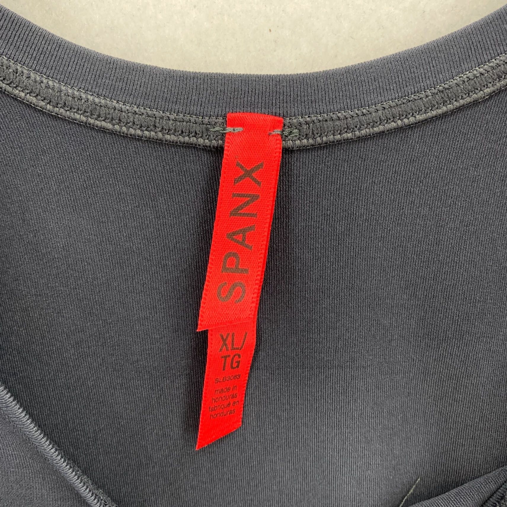 Spanx Spanx Bodysuit Women XL Steel Long Sleeve Slimming Smoothing Scoop Neck T-Shirt Size XL / US 12-14 / IT 48-50 - 3 Thumbnail