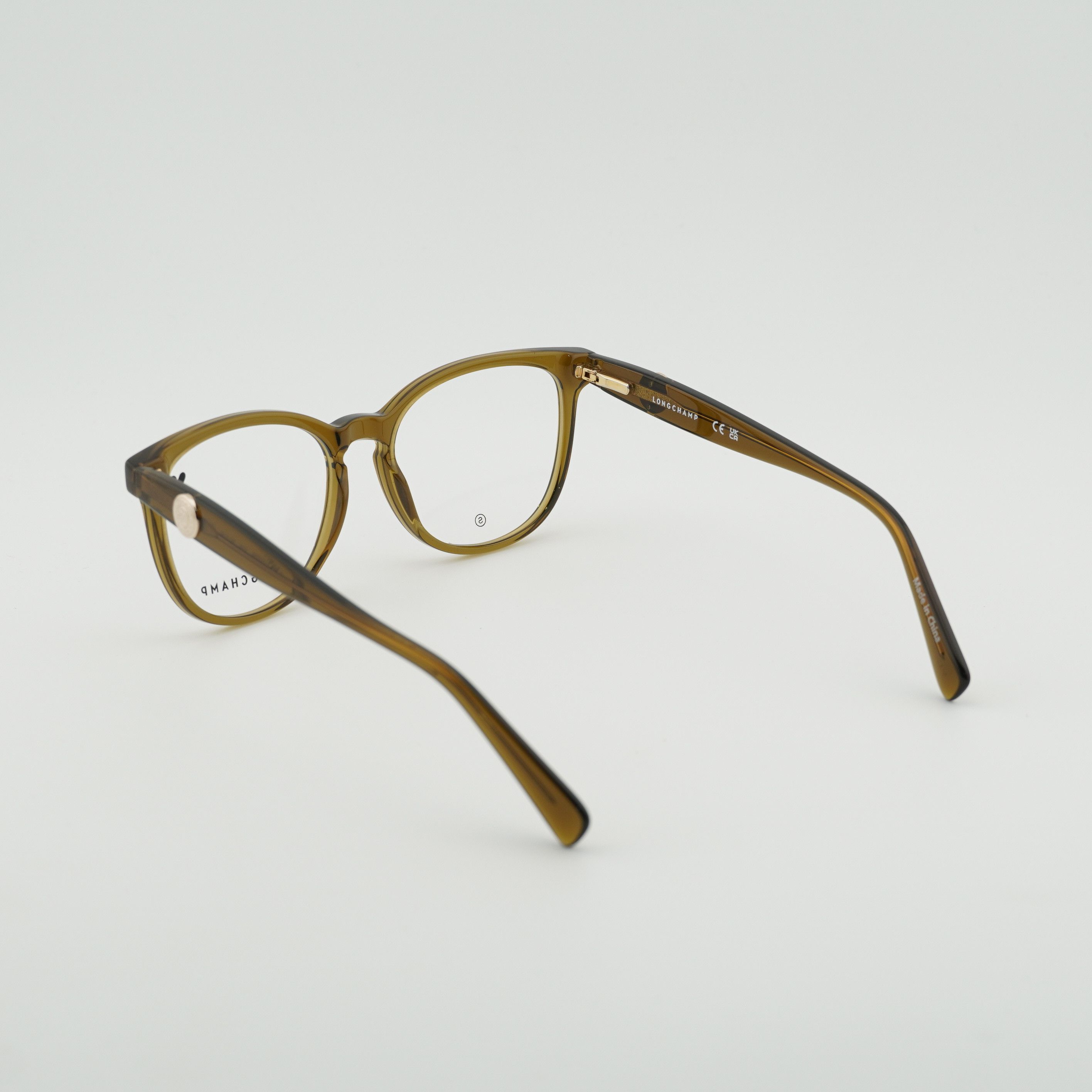 Longchamp Longchamp LO2729 319 Eyeglasses Khaki 51mm Square Frame Size ONE SIZE - 3 Thumbnail