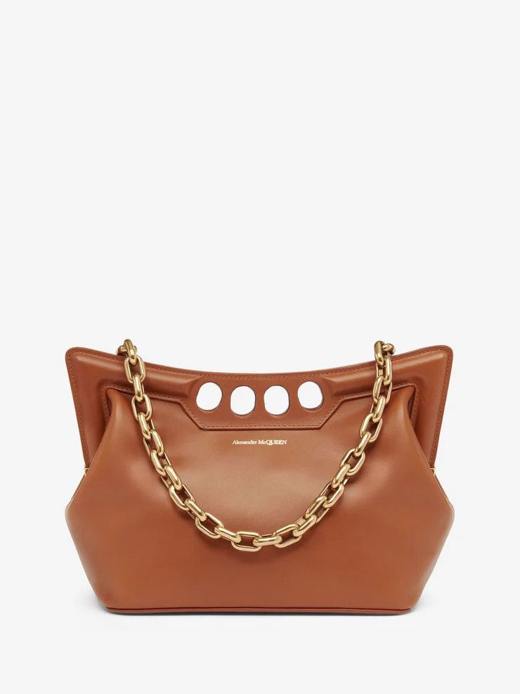 Alexander McQueen o1w1db10925 Size: OS/The Peak Bag Small in Brown Size ONE SIZE - 1 Thumbnail