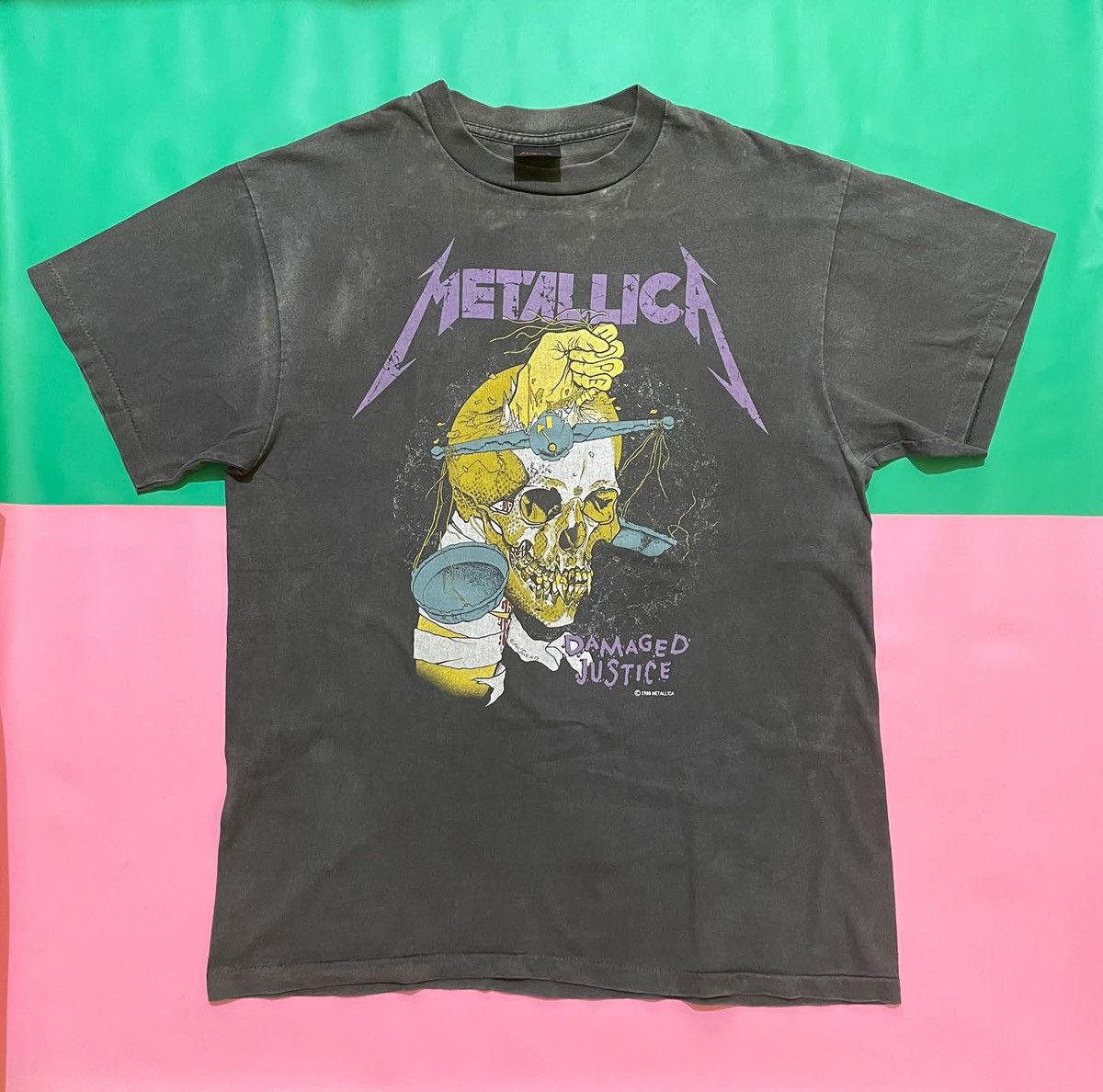 Metallica metallica damage justice vintage rare 1988 Size US L / EU 52-54 / 3 - 1 Thumbnail