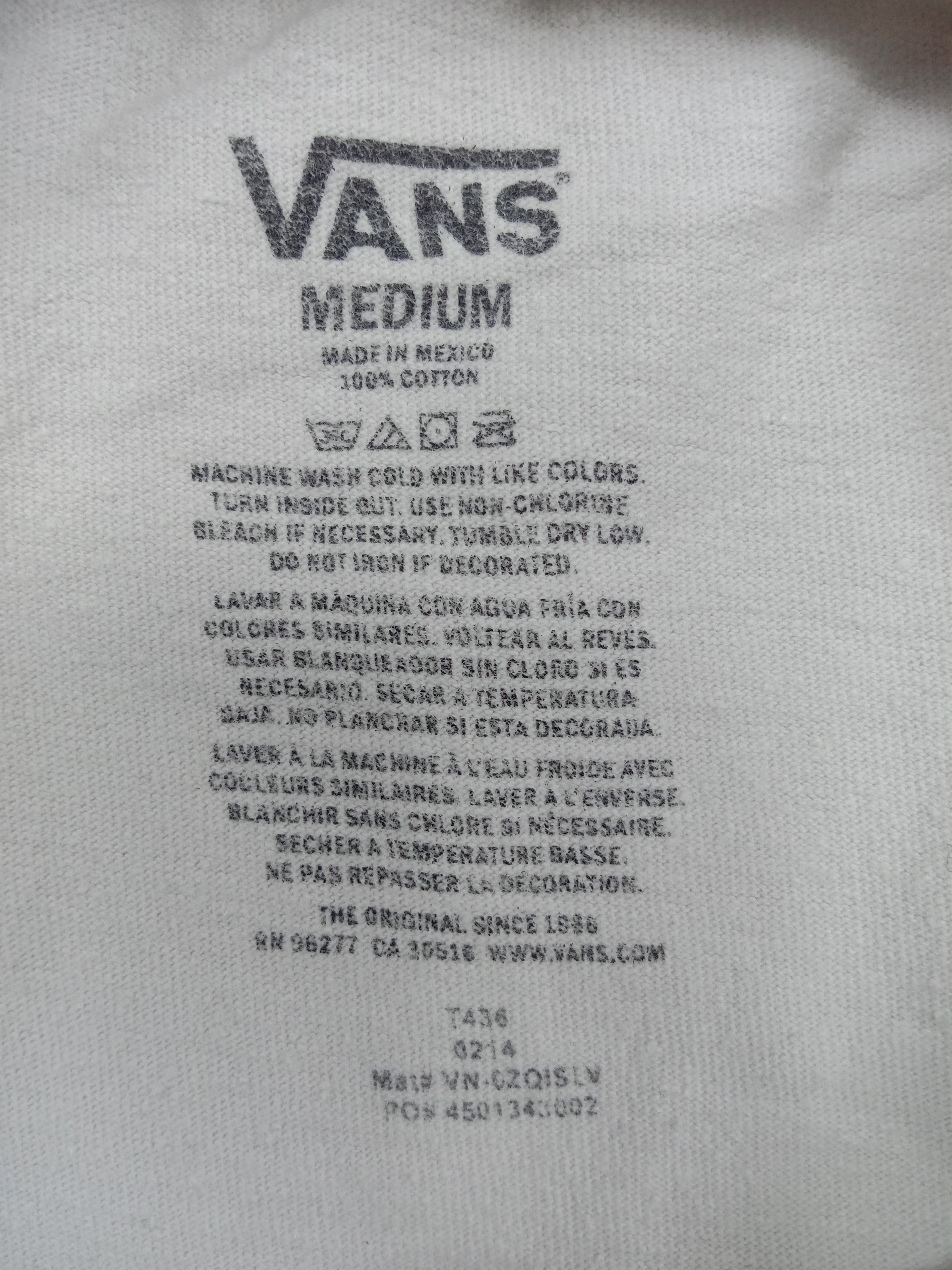 Vans Vintage Vans Off The Wall T Shirt Size US M / EU 48-50 / 2 - 6 Thumbnail