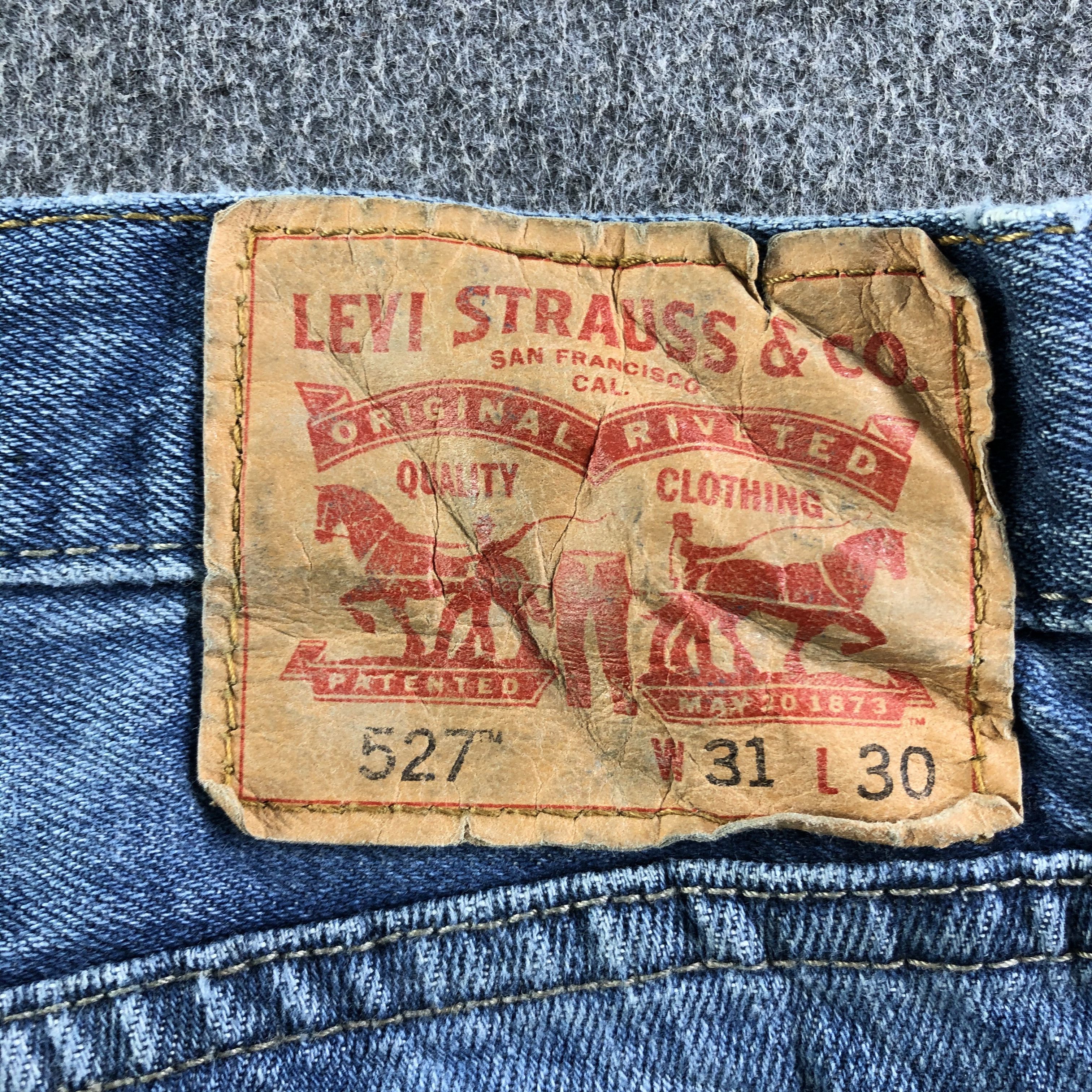 Levi's Vintage Blue Wash Levis 527 Jeans-J3179 Size US 32 / EU 48 - 5 Thumbnail