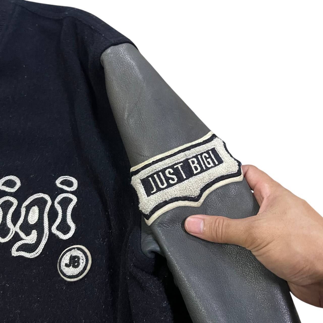BIGI Vintage Just Bigi Wool Leather Varsity Jacket Size US L / EU 52-54 / 3 - 5 Thumbnail