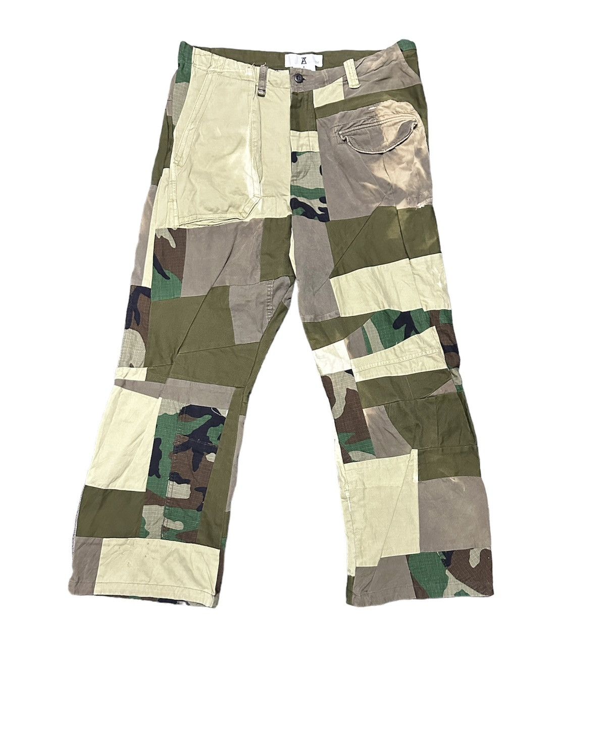 ANREALAGE Anrealage patchwork pants Size US 38 / EU 54 - 1 Thumbnail