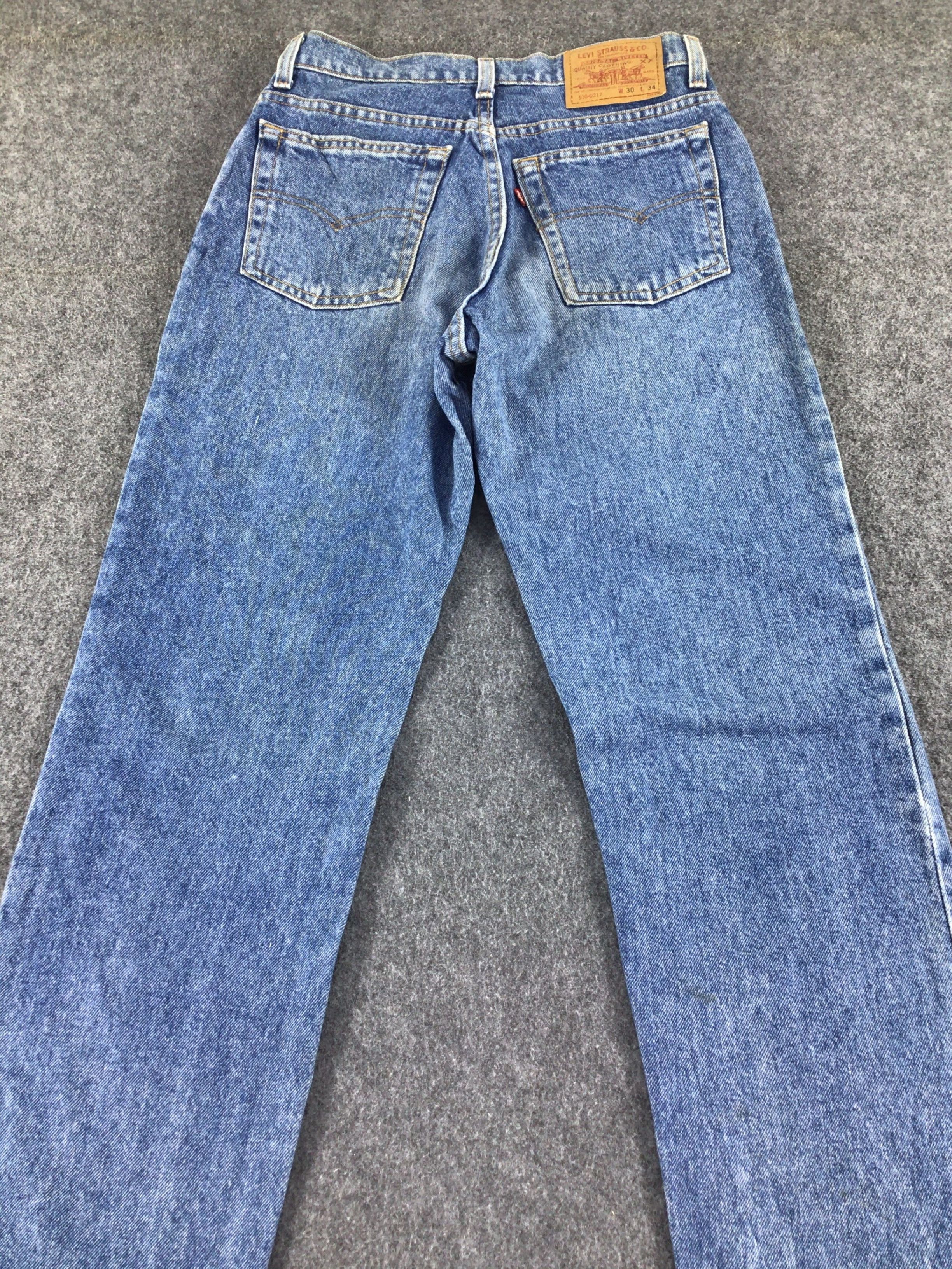 Levi's 90s Vintage Levis 510 Jeans-J303 Size US 28 / EU 44 - 4 Thumbnail