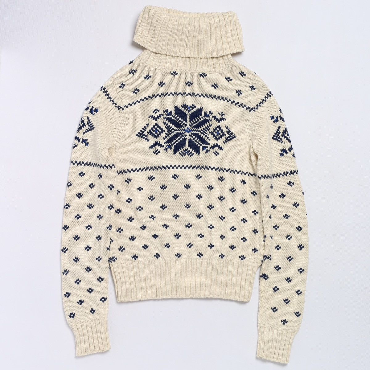 Polo Ralph Lauren Ralph Lauren Aztec Snowflake Turtleneck Sweater Nordic Size S / US 4 / IT 40 - 1 Thumbnail