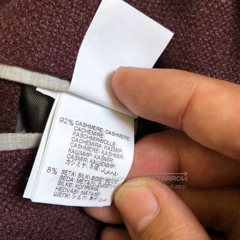 Brunello Cucinelli Brunello Cucinelli World's Finest Baby Cashmere Handmade T Size 50L - 5 Thumbnail
