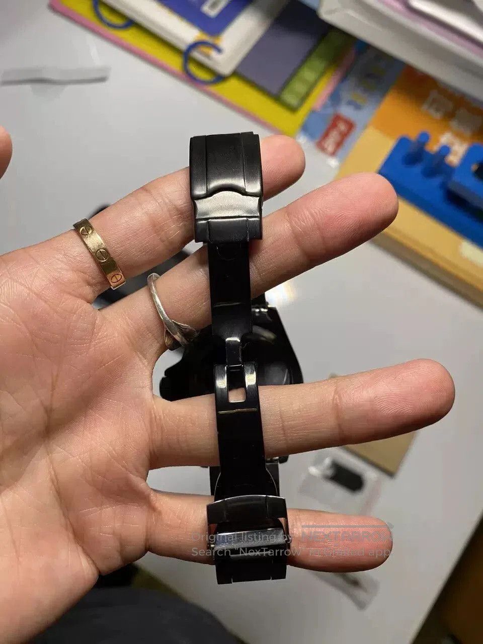 Bape bapex tribute watch black with nylon strap. Size ONE SIZE - 4 Thumbnail